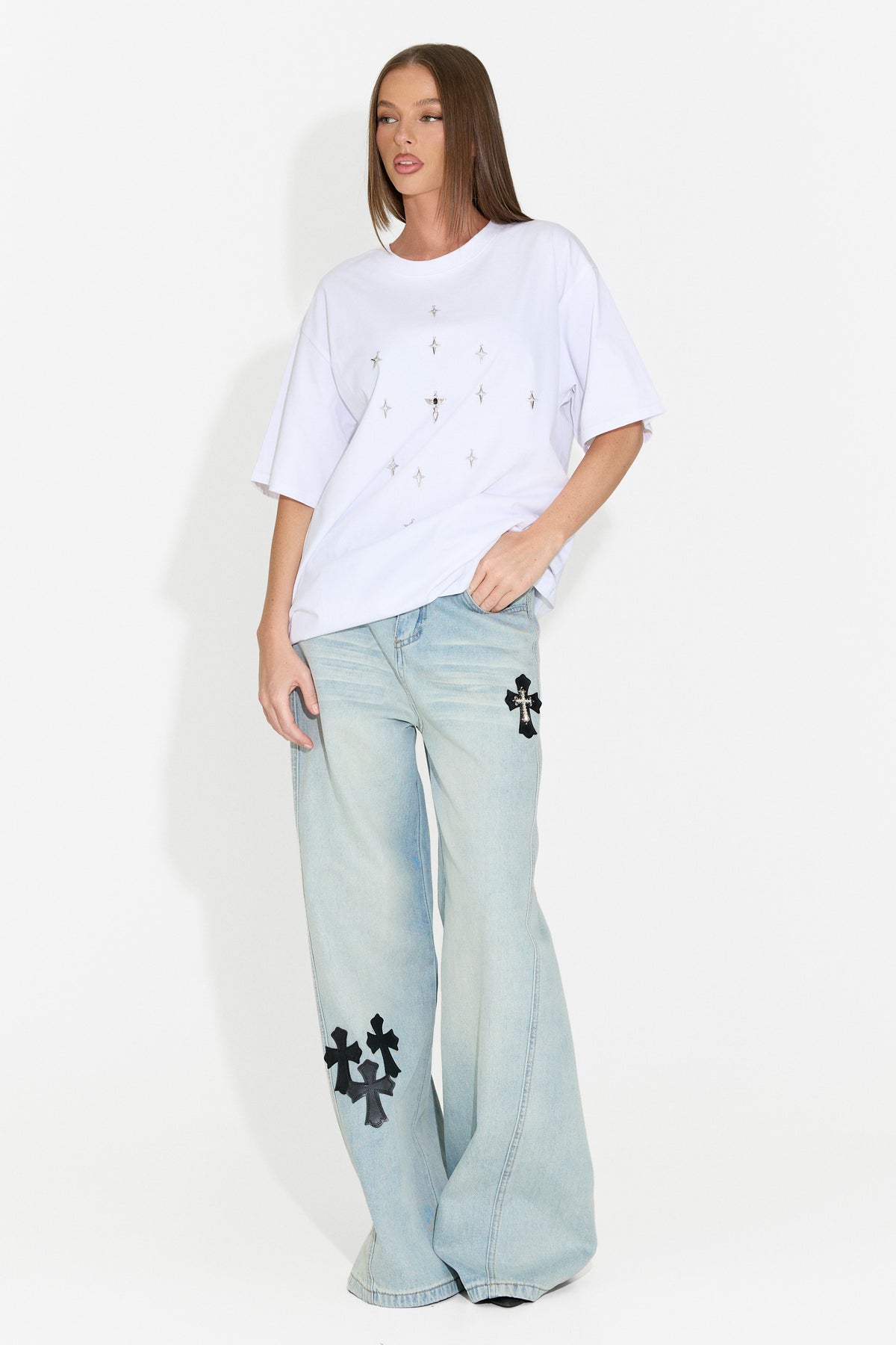 Blugi dama casual bleu Expira Bogas