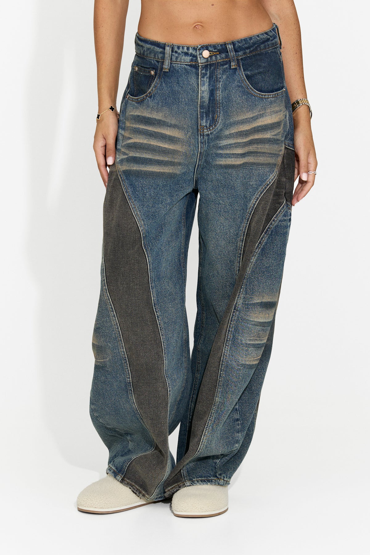 Blugi dama casual bleu Ghensa Bogas