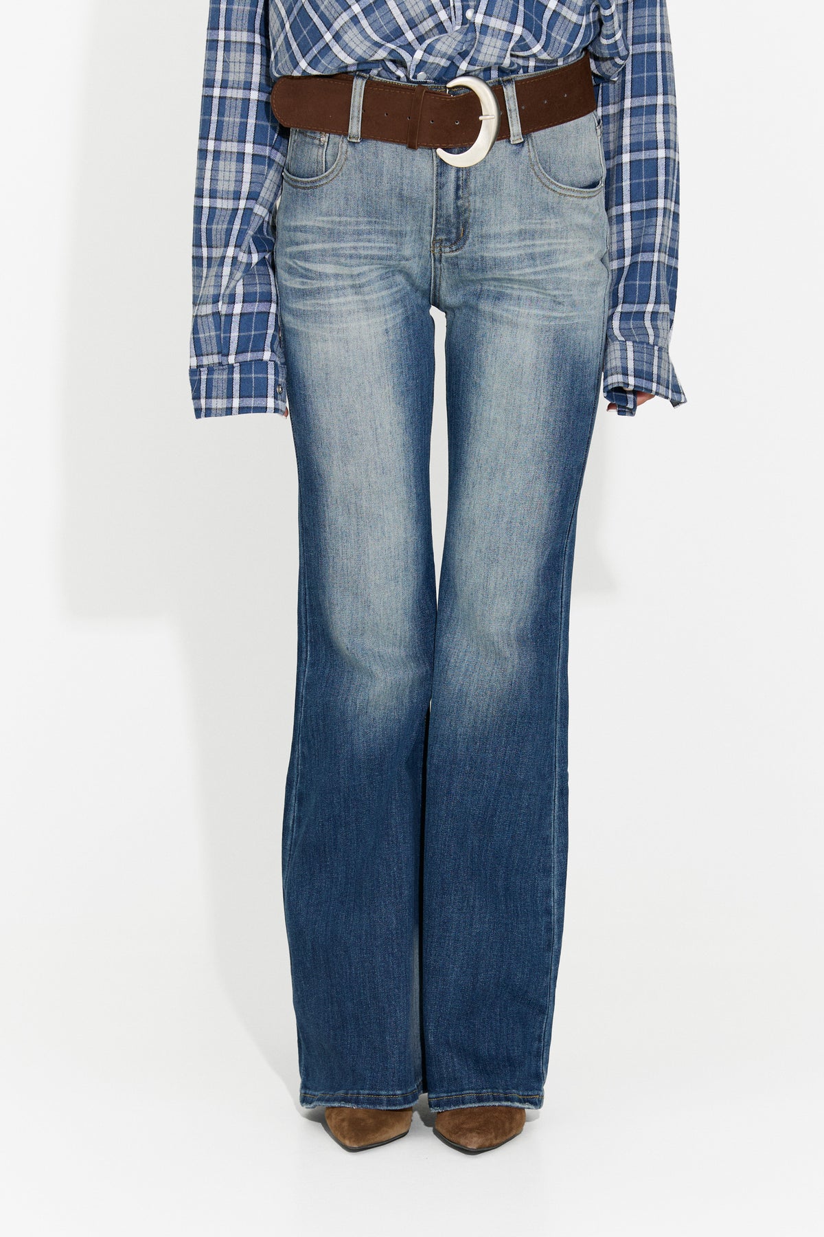 Blugi dama casual bleu Hursona Bogas