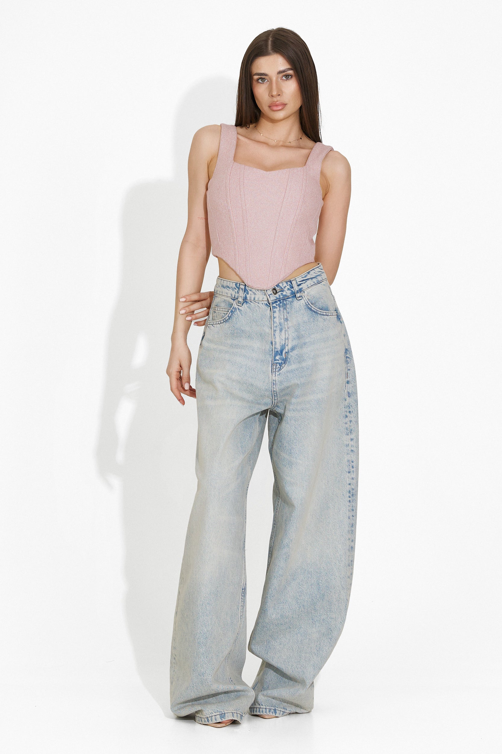 Blugi dama casual bleu Karysa Bogas