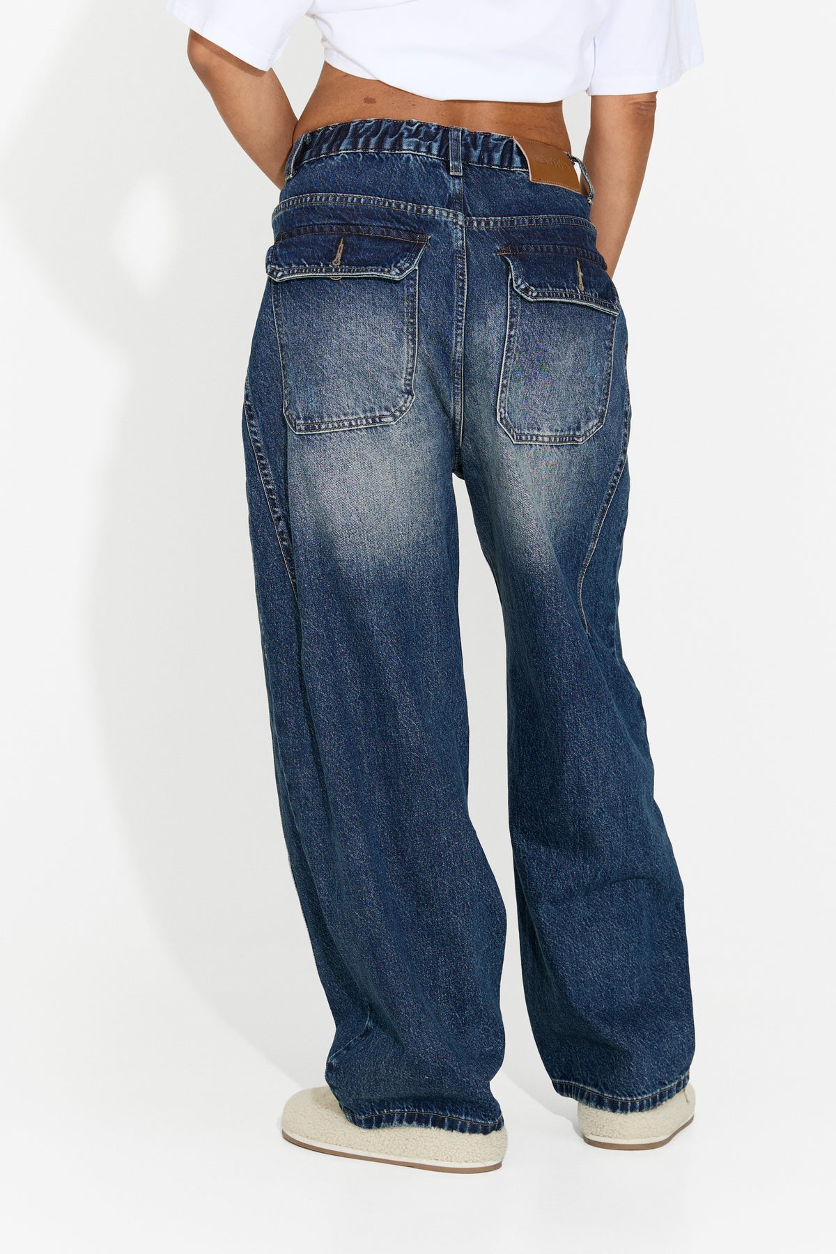 Blugi dama casual bleu Larivore Bogas