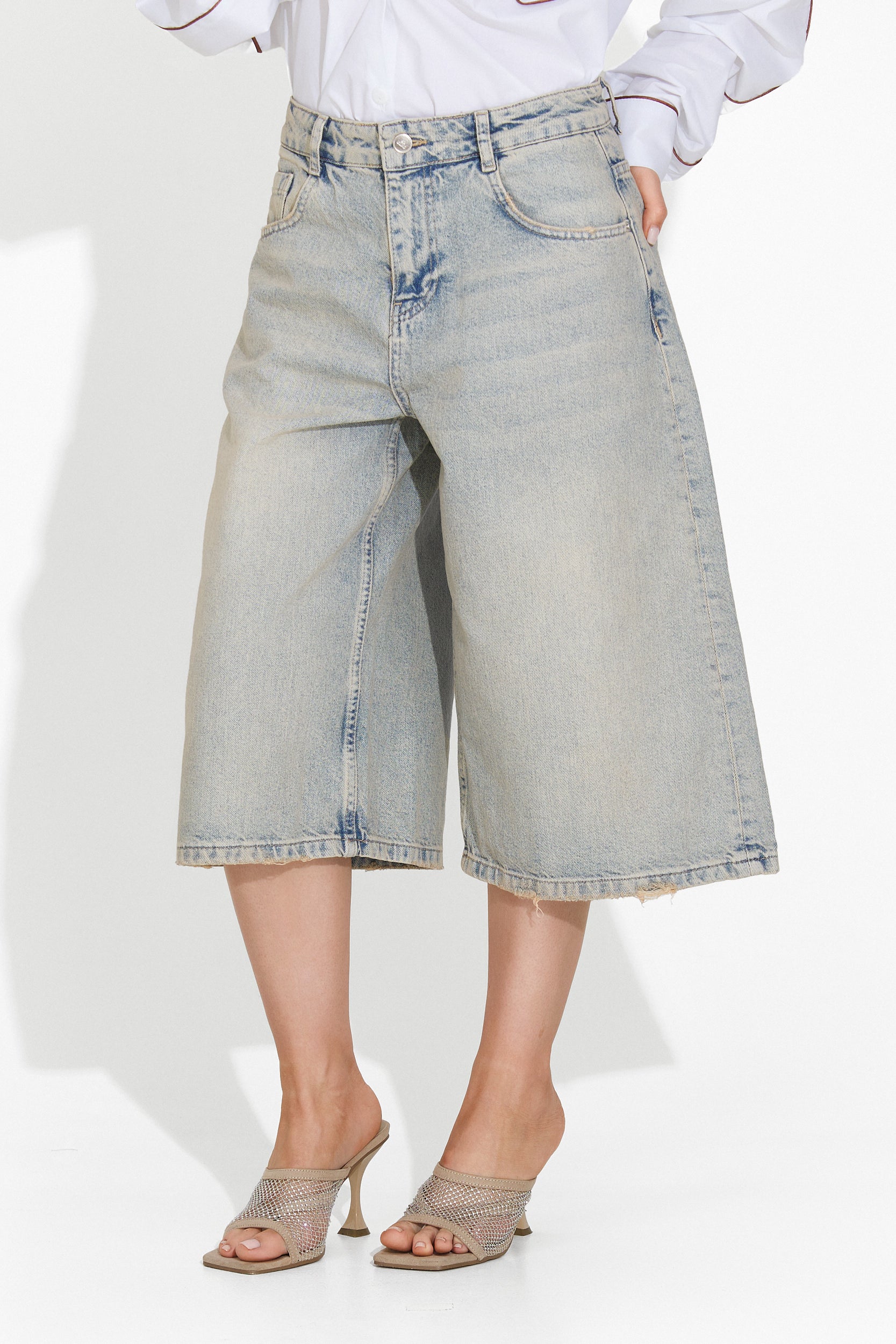 Blugi dama casual bleu Louela Bogas
