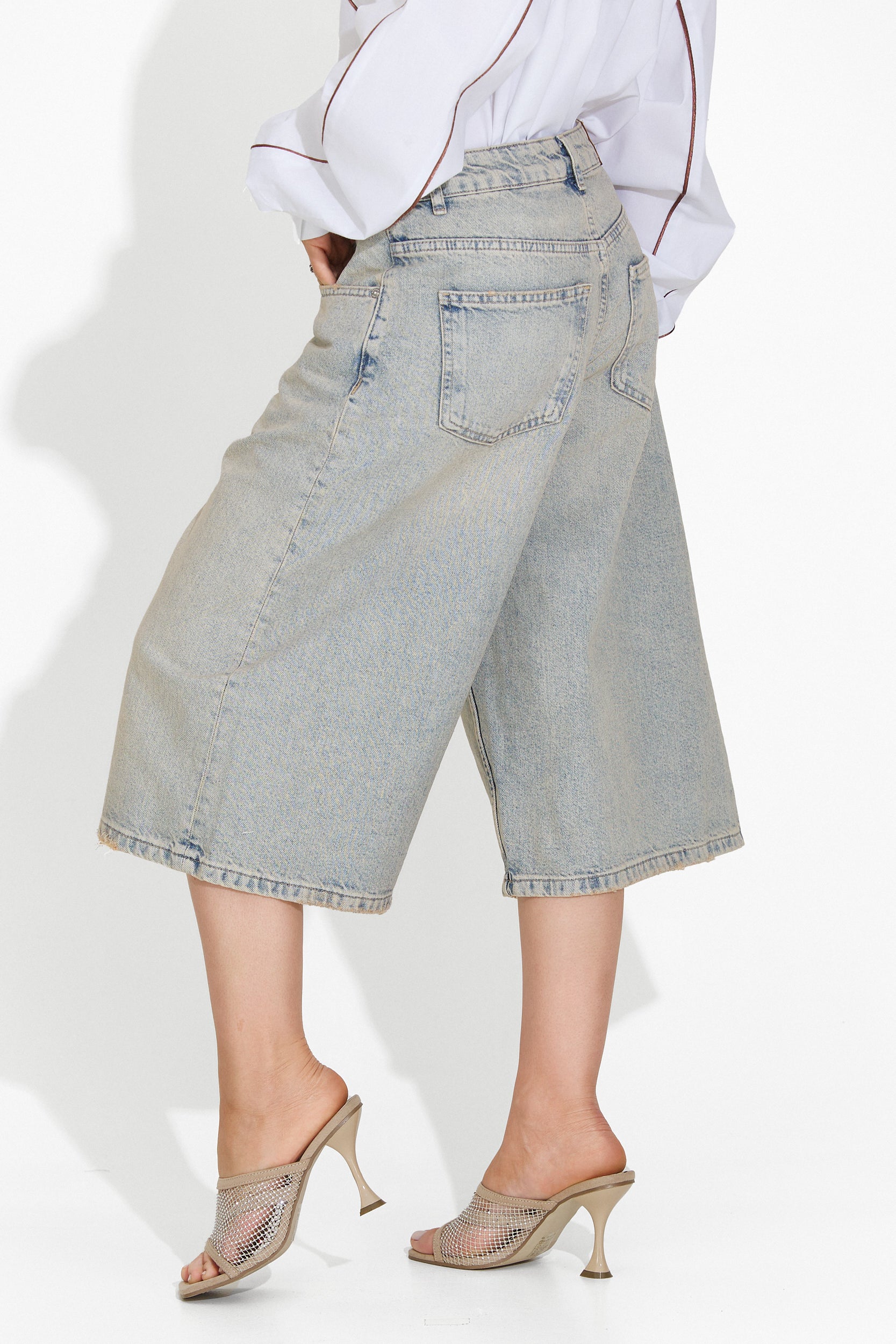 Blugi dama casual bleu Louela Bogas