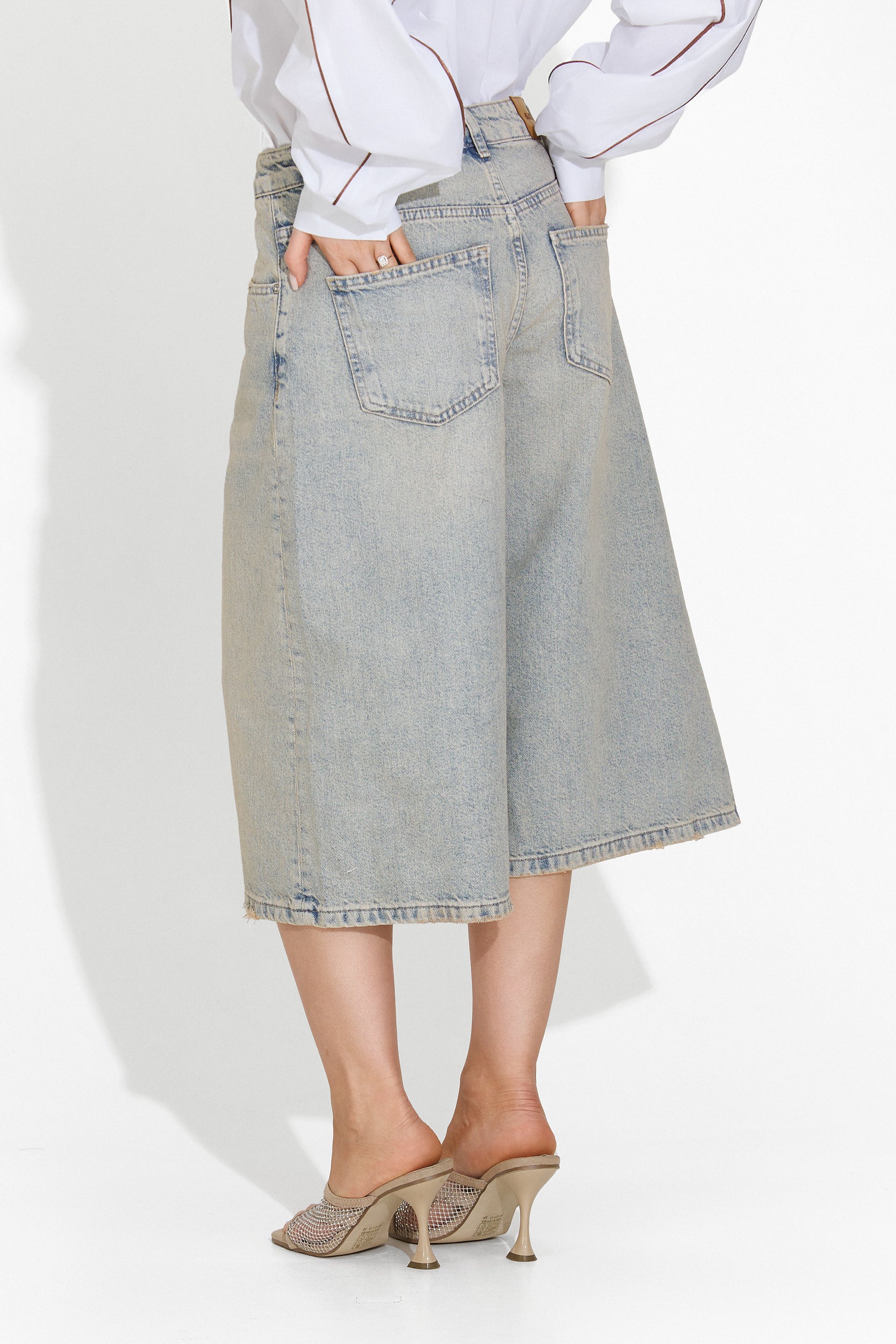Blugi dama casual bleu Louela Bogas