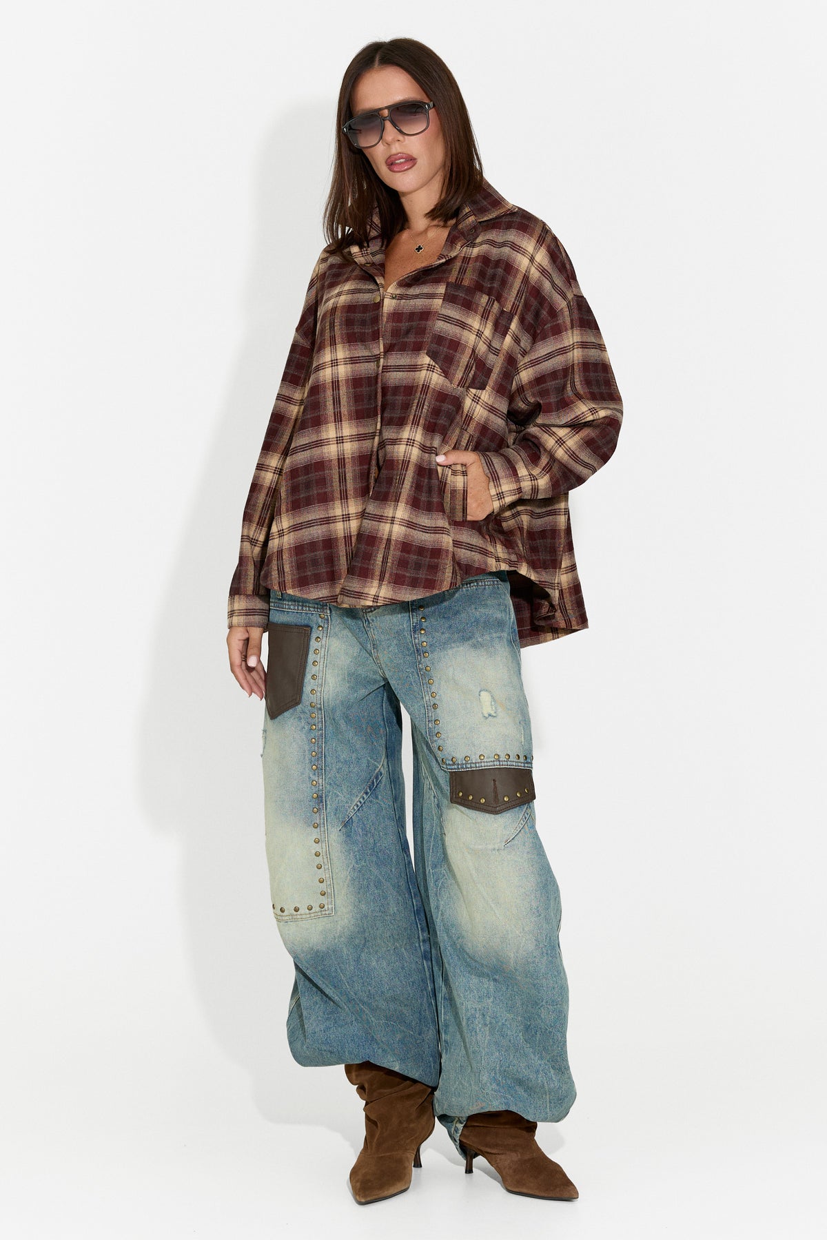 Blugi dama casual bleu Porsena Bogas