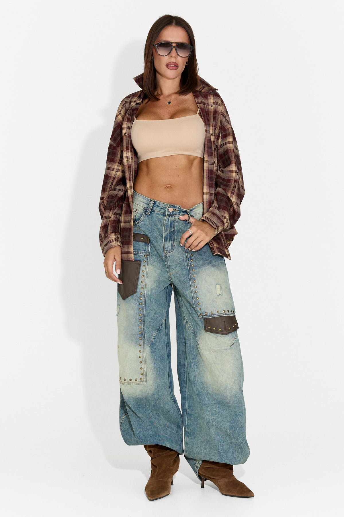 Blugi dama casual bleu Porsena Bogas