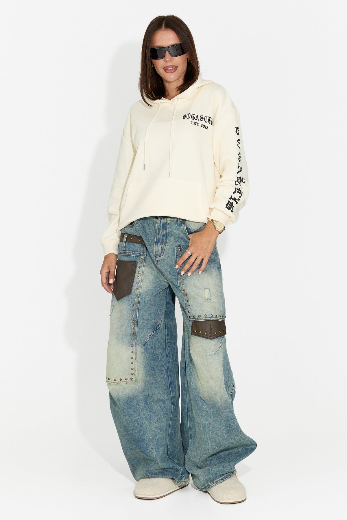 Blugi dama casual bleu Porsena Bogas