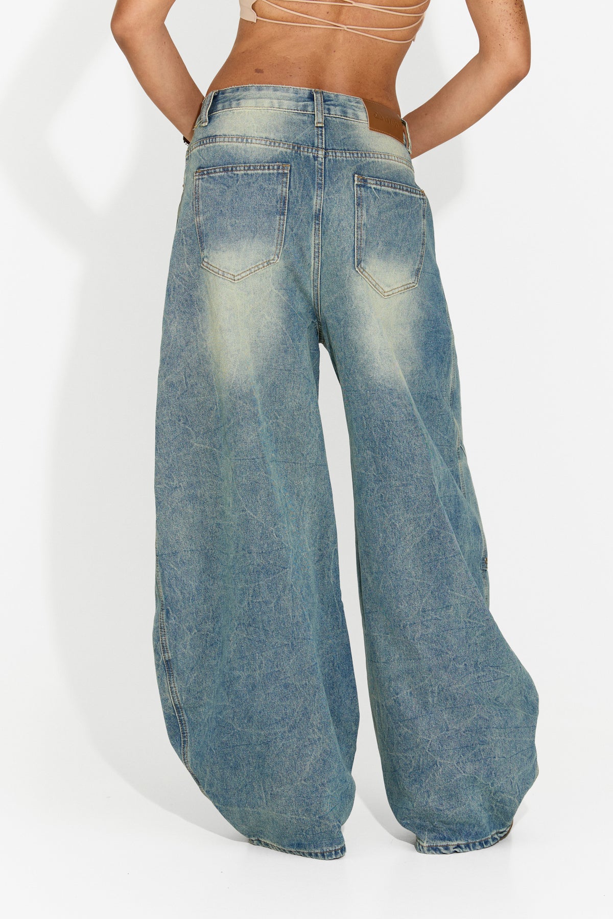 Blugi dama casual bleu Porsena Bogas