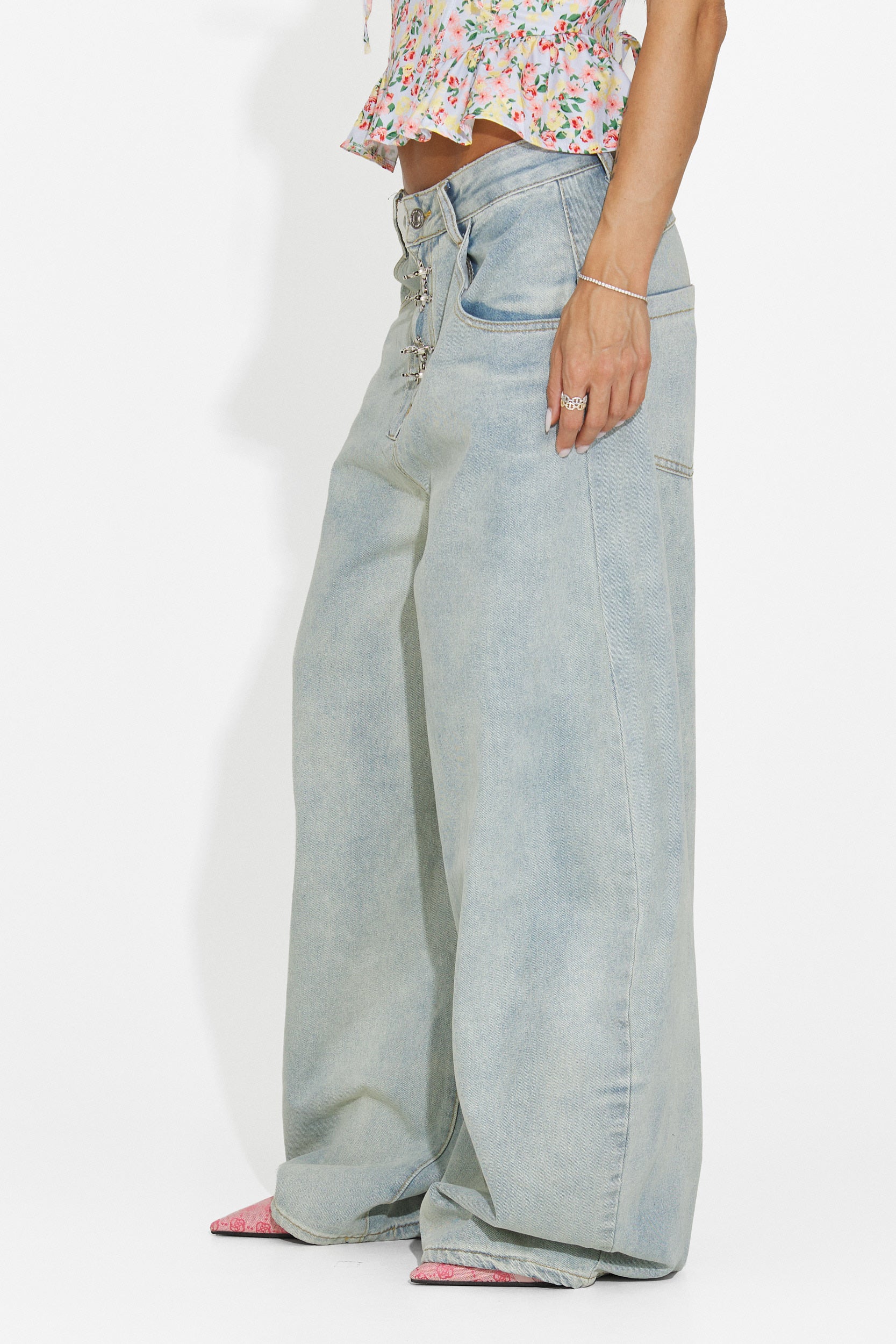 Blugi dama casual bleu Valiama Bogas