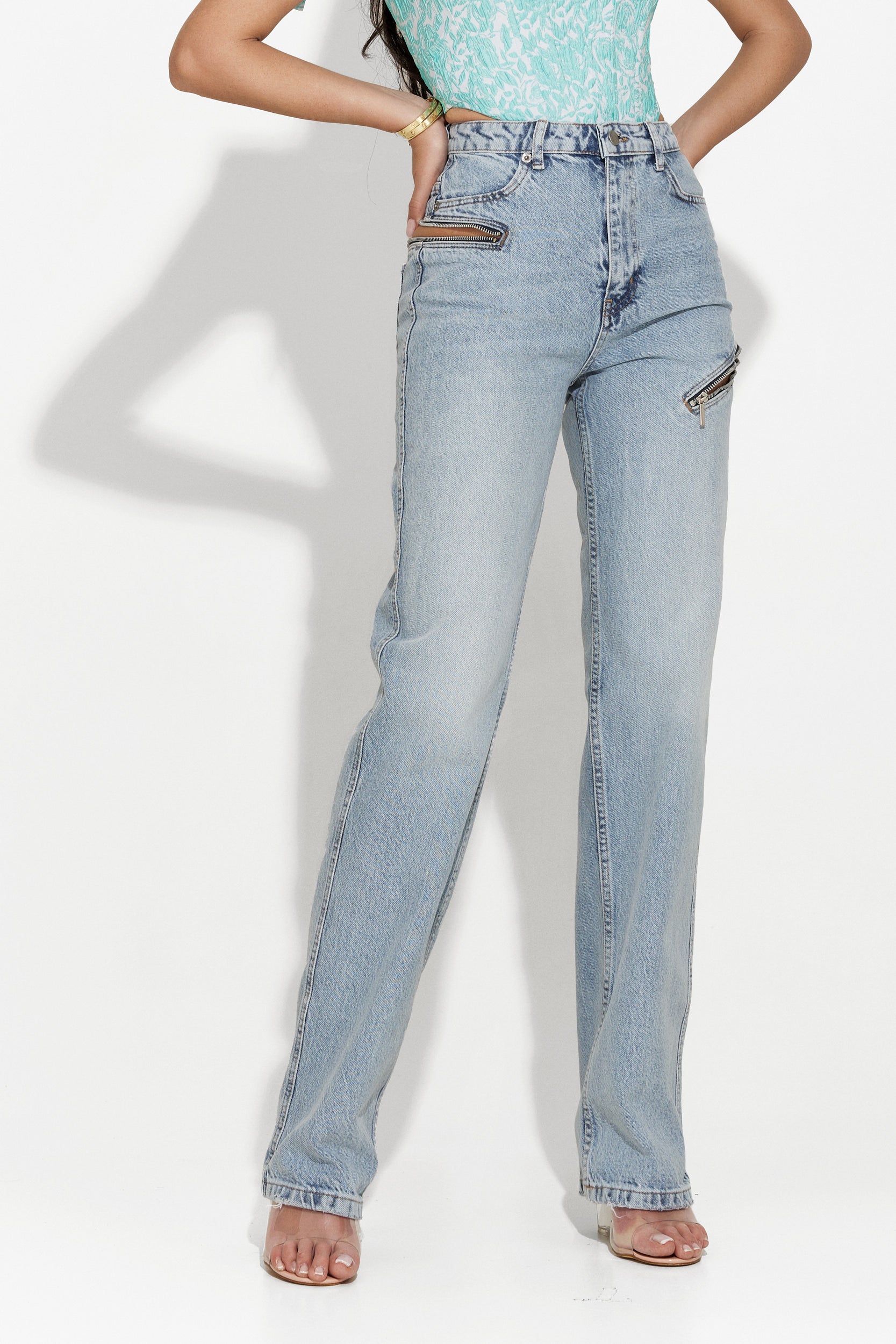 Veyoza Bogas casual blue ladies jeans