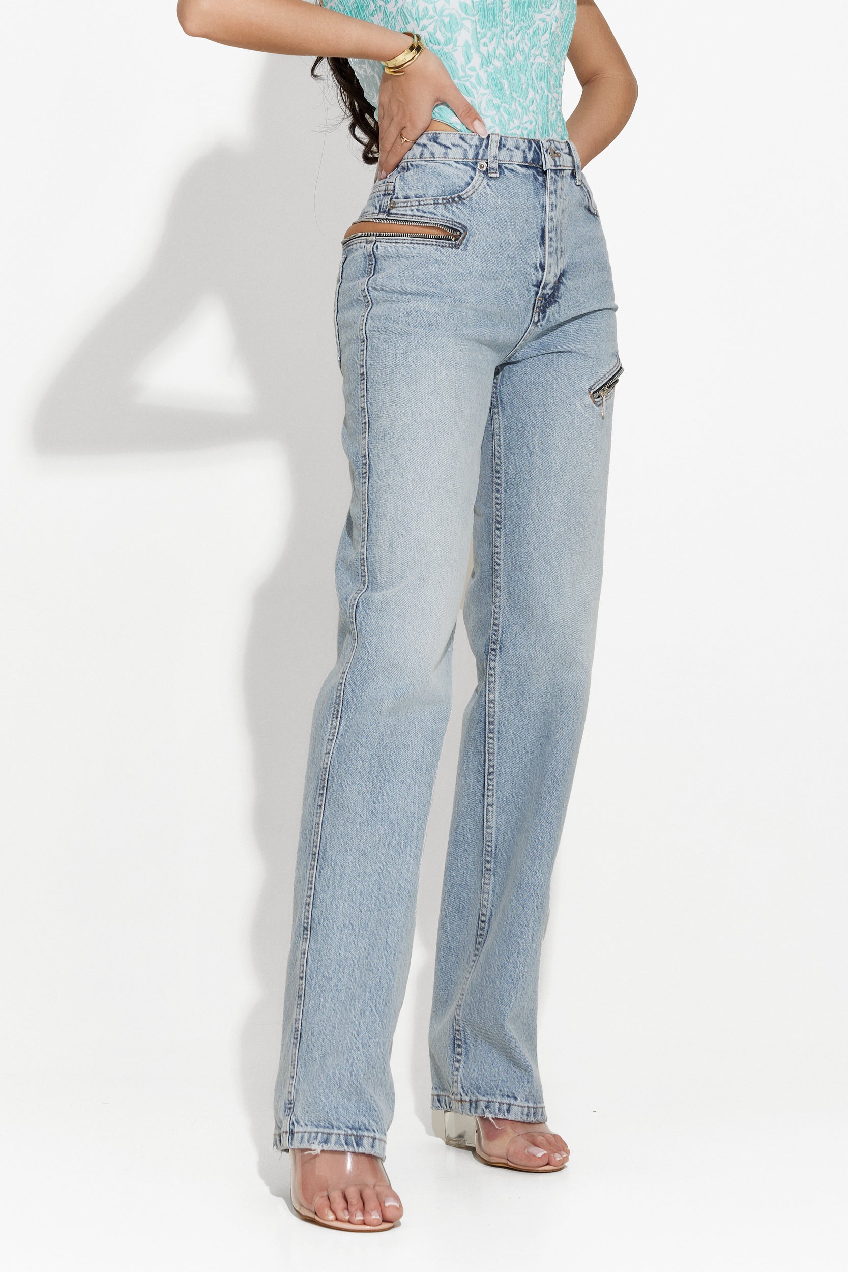 Veyoza Bogas casual blue ladies jeans