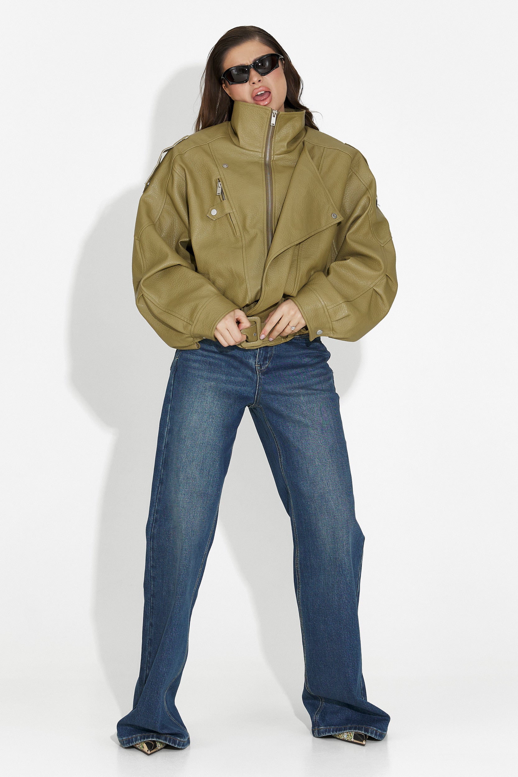 Blugi dama casual bleumarin Liorena Bogas