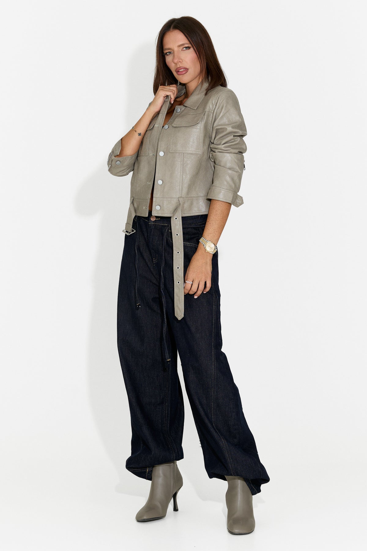 Blugi dama casual bleumarin Lneyoria Bogas
