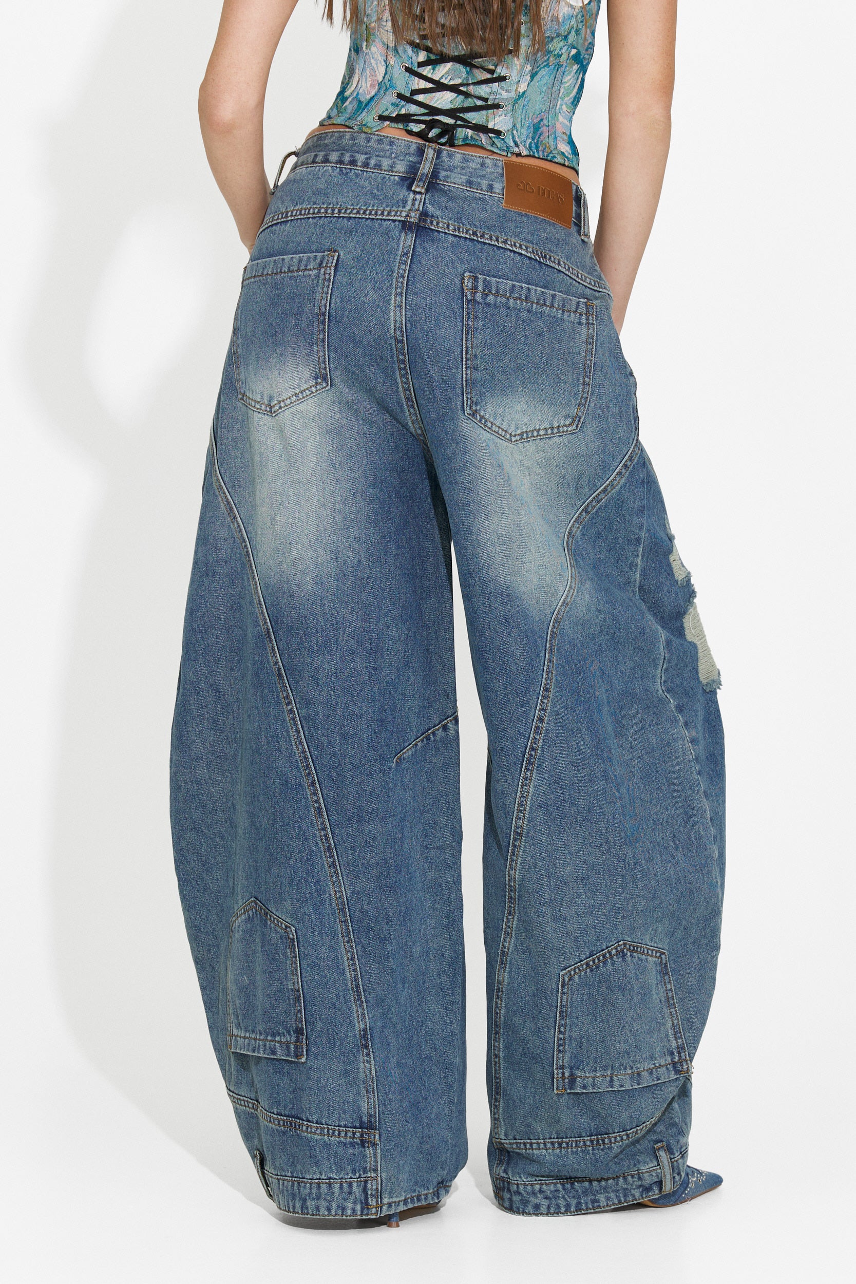Blugi dama casual bleumarin Renelia Bogas