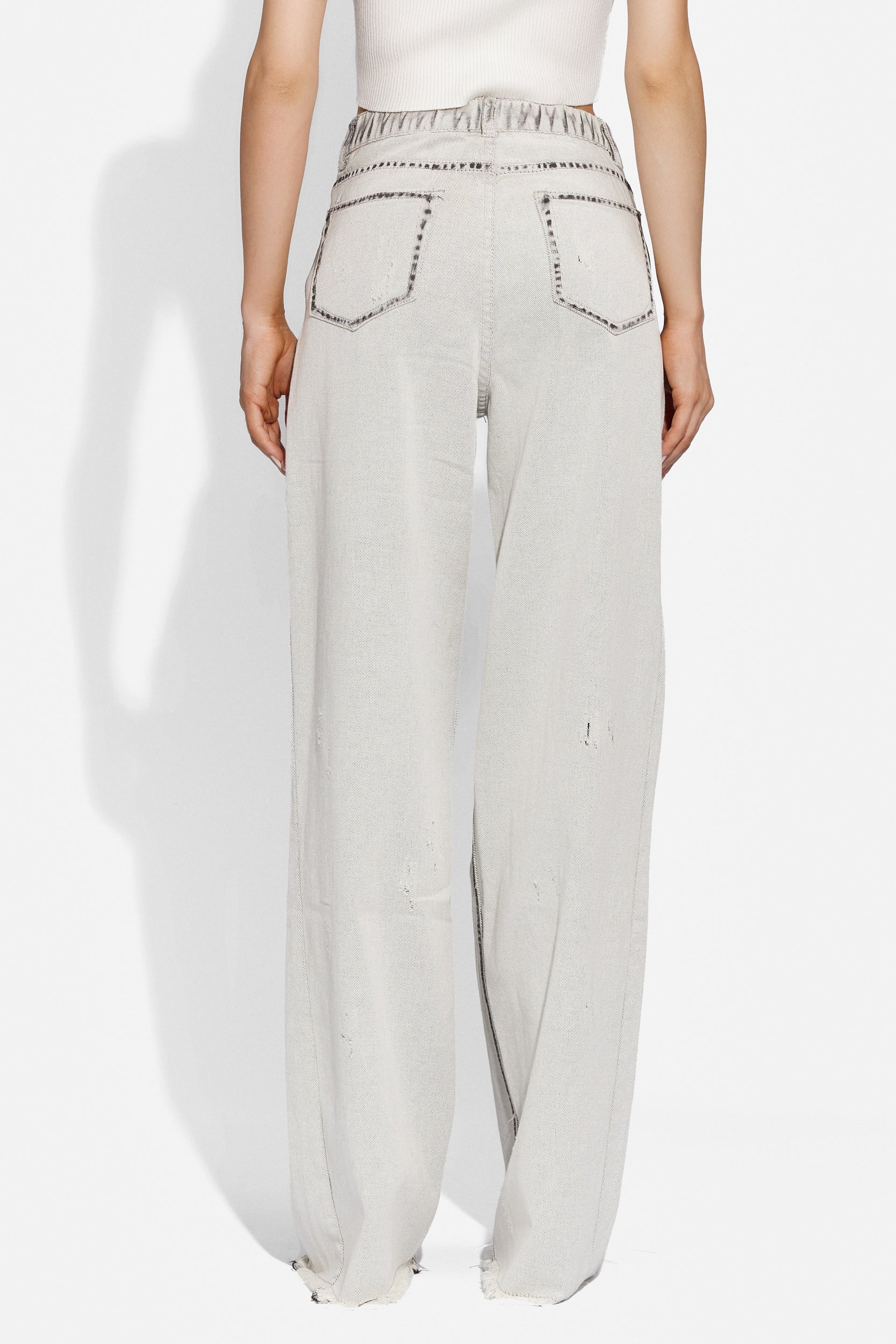 Akaliw Bogas grey casual women's jeans