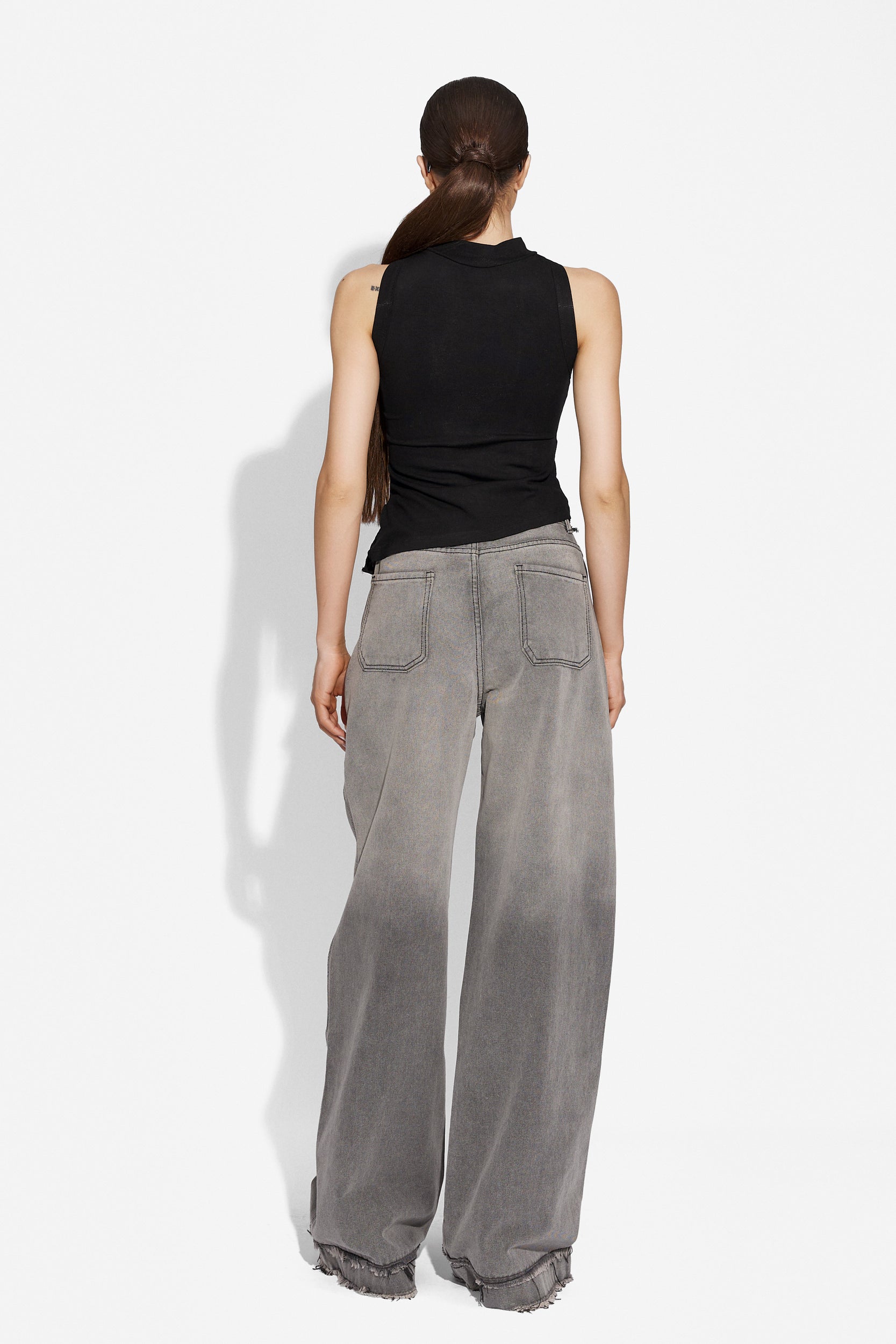 Ladies casual grey Unsamy Bogas jeans