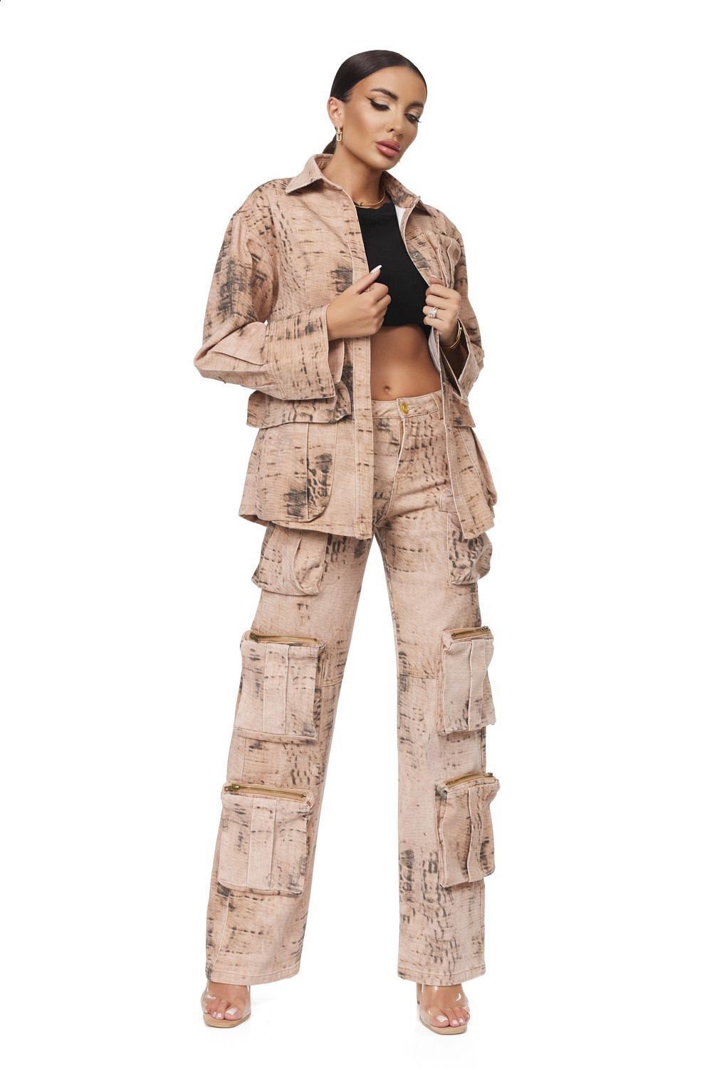Ladies' casual brown Berias Bogas jeans