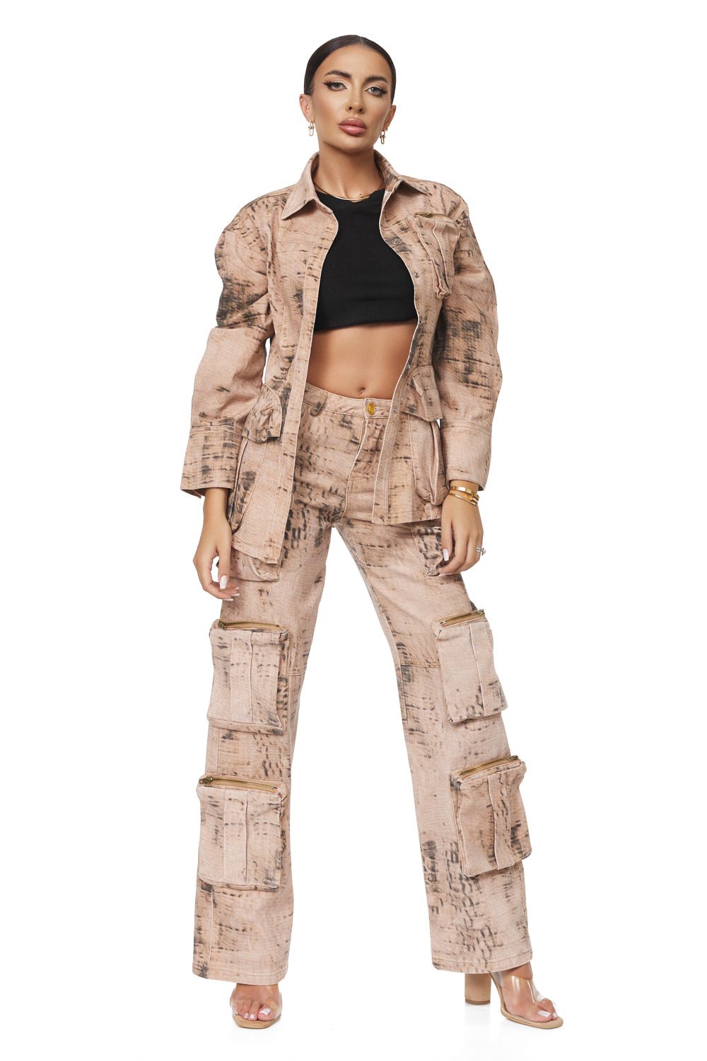 Ladies' casual brown Berias Bogas jeans