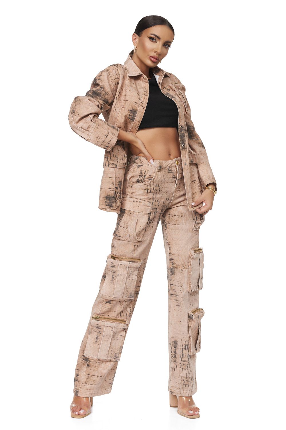 Ladies' casual brown Berias Bogas jeans