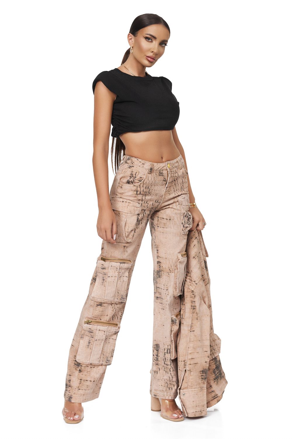 Ladies' casual brown Berias Bogas jeans