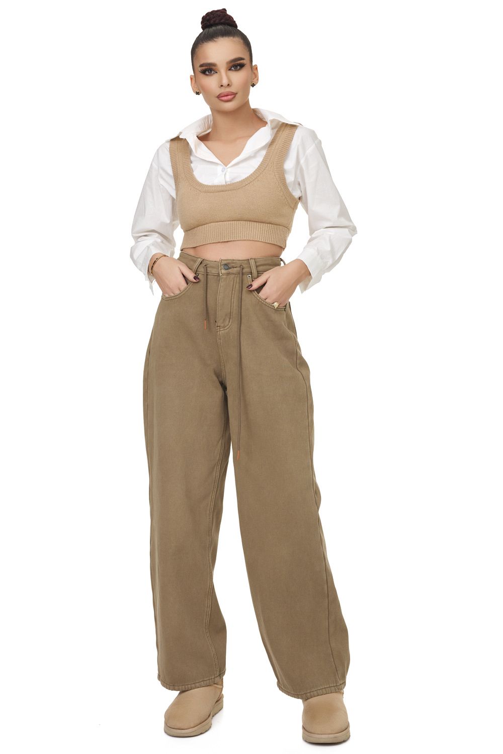 Blugi dama casual maro Ralukia Bogas