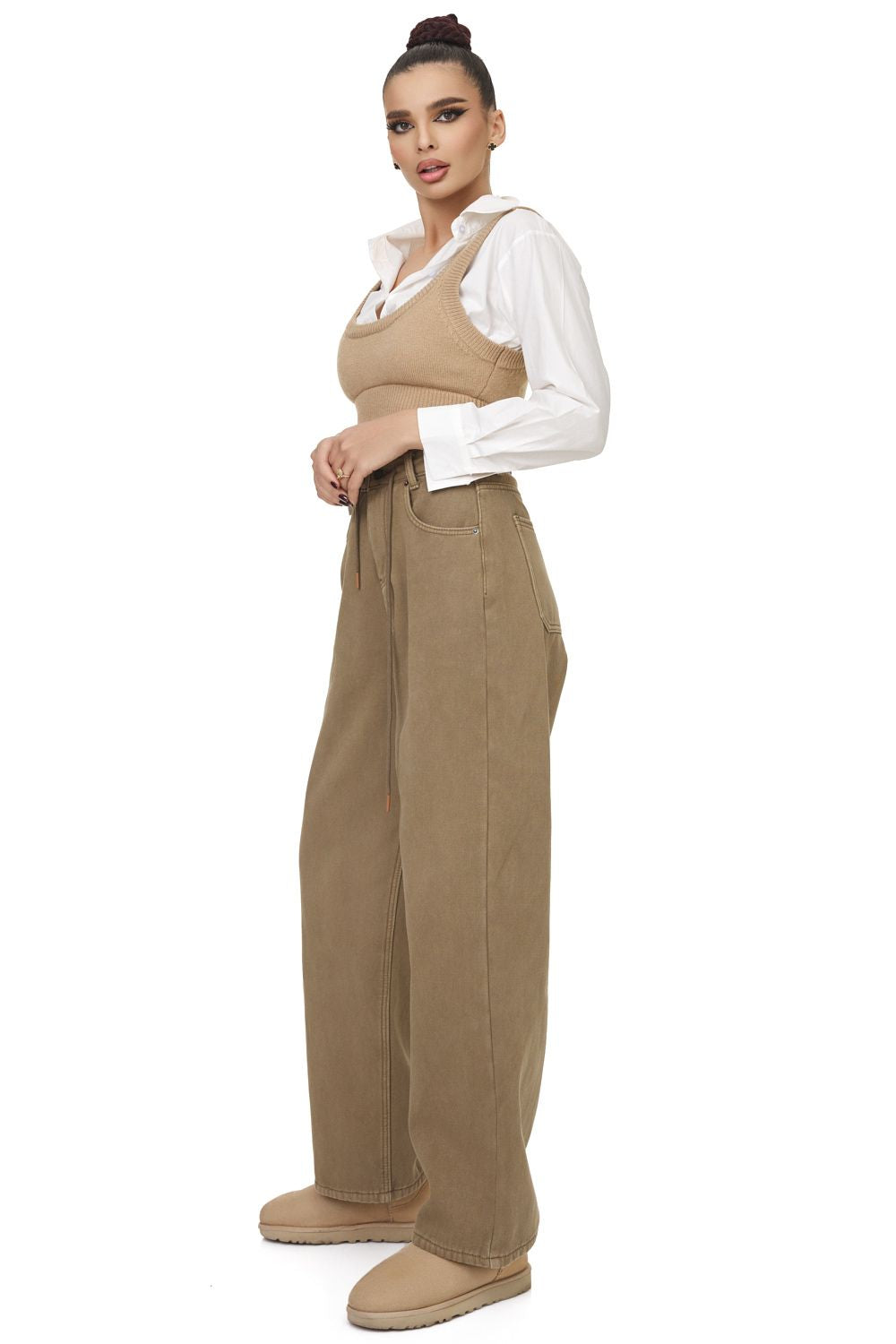 Blugi dama casual maro Ralukia Bogas