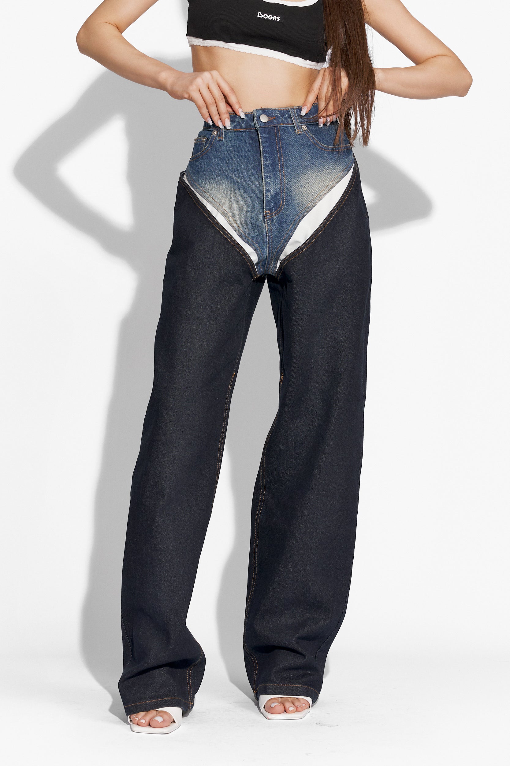 Cornely Bogas casual black ladies jeans