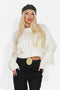 Bluza casual alba Doleavia Bogas