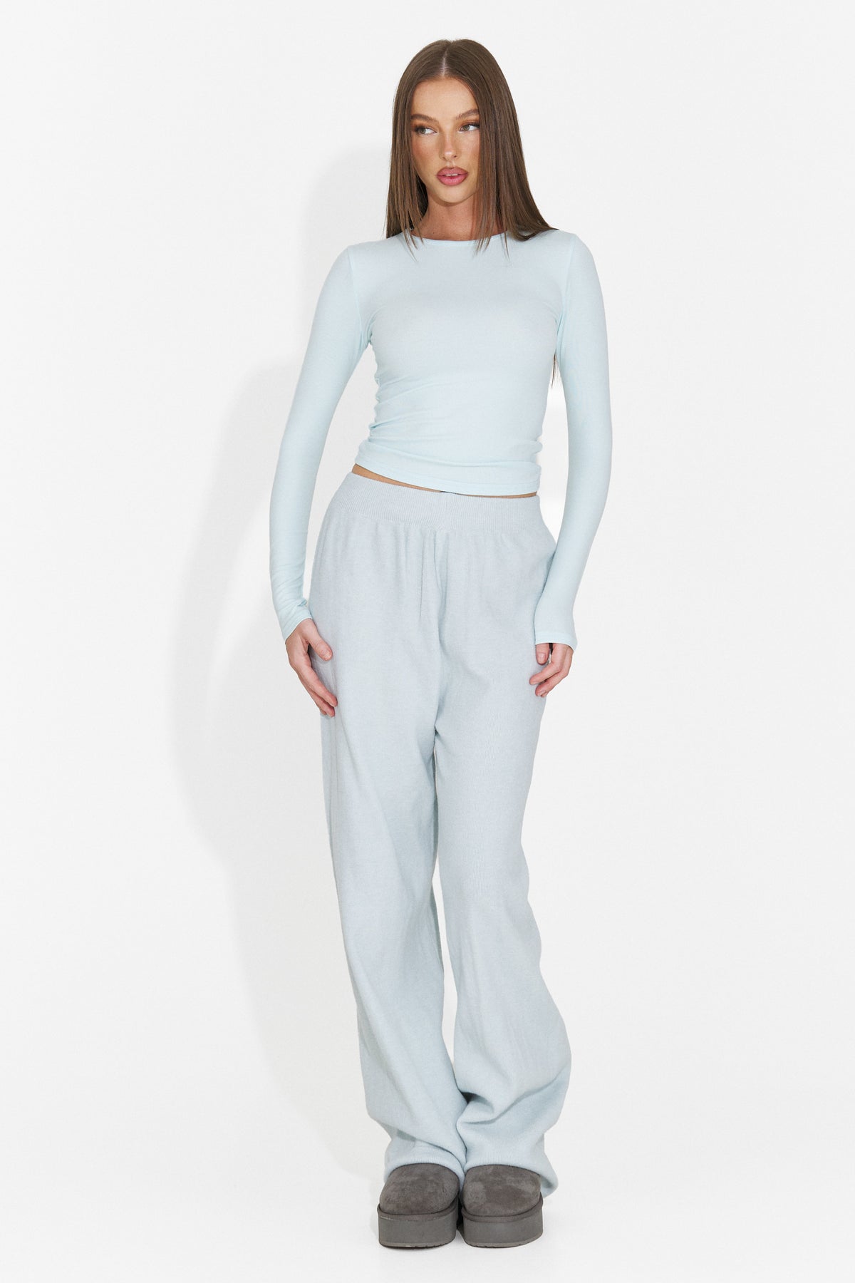 Bluza casual bleu Jydaora Bogas