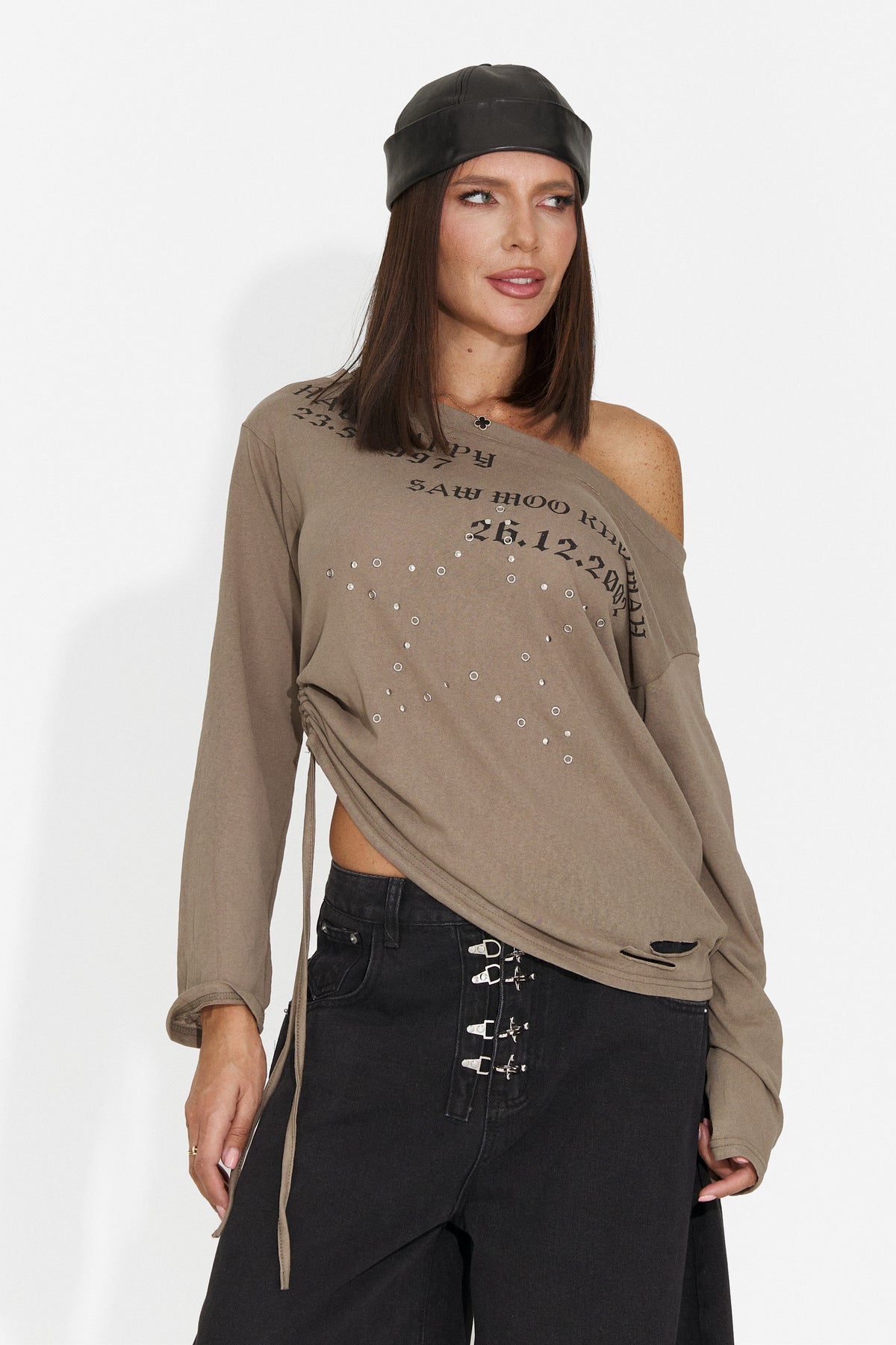 Bluza casual maro Hosioesia Bogas