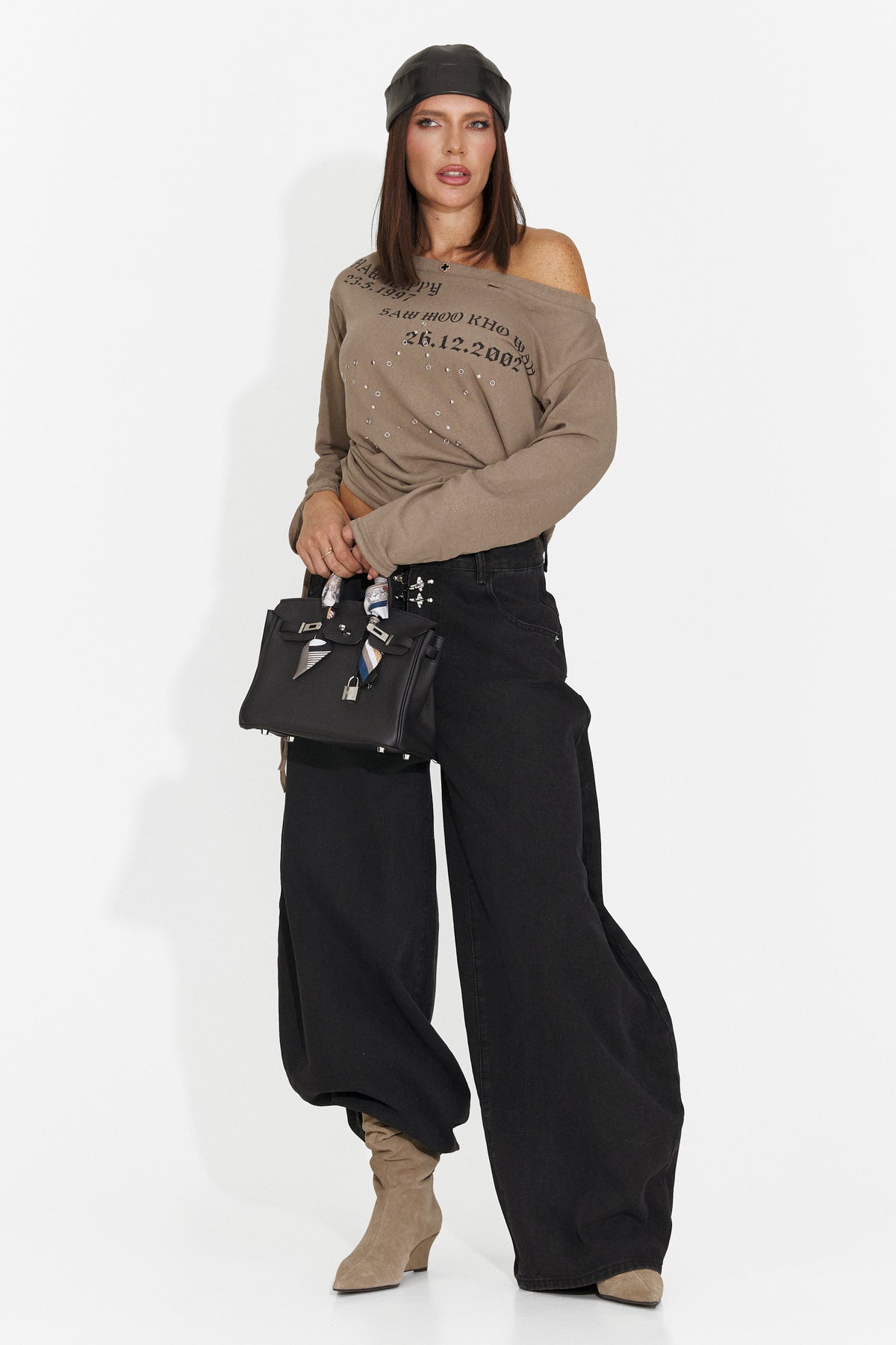Bluza casual maro Hosioesia Bogas