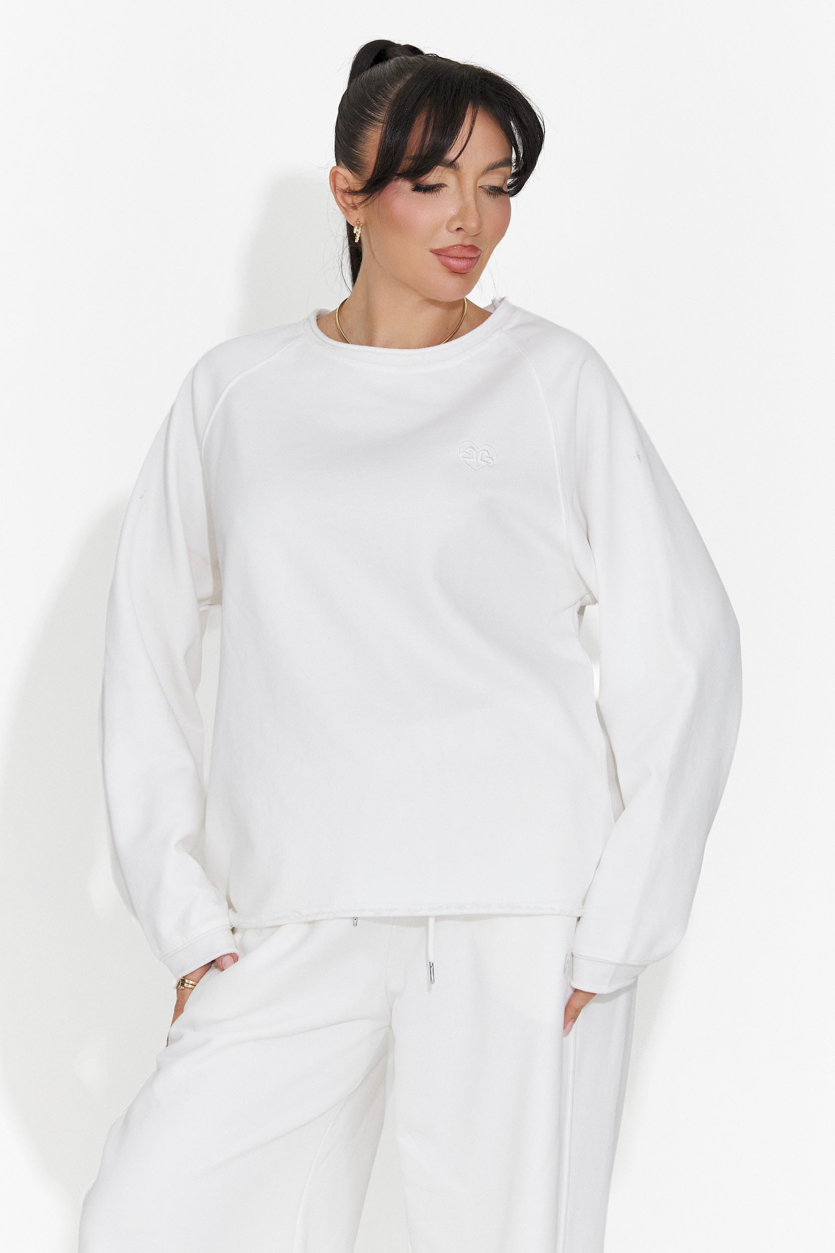 Bluza dama casual alba Kapia Bogas