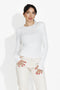 White casual women's blouse Kisena bogas