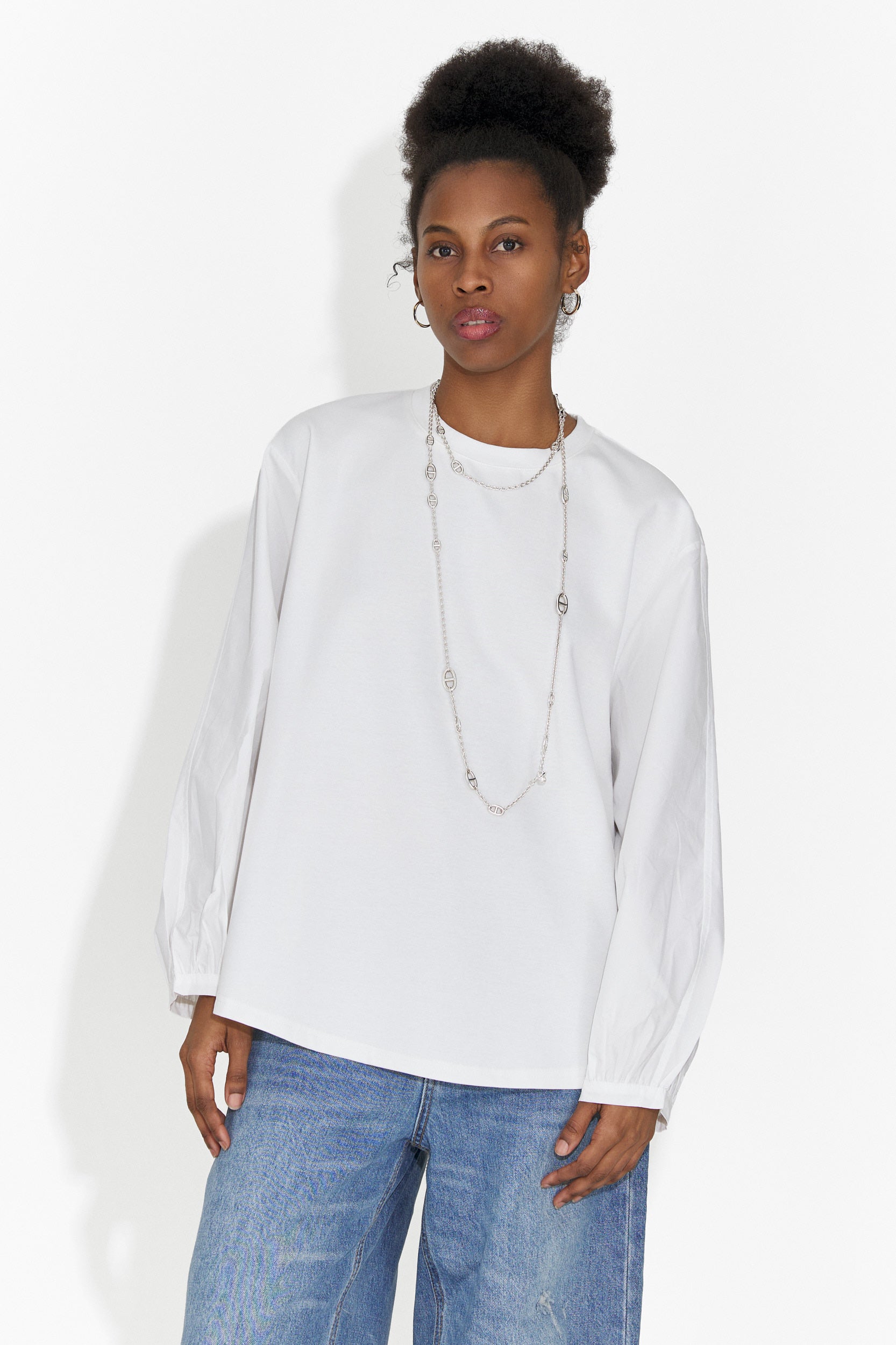 Bluza dama casual alba Sheiva Bogas