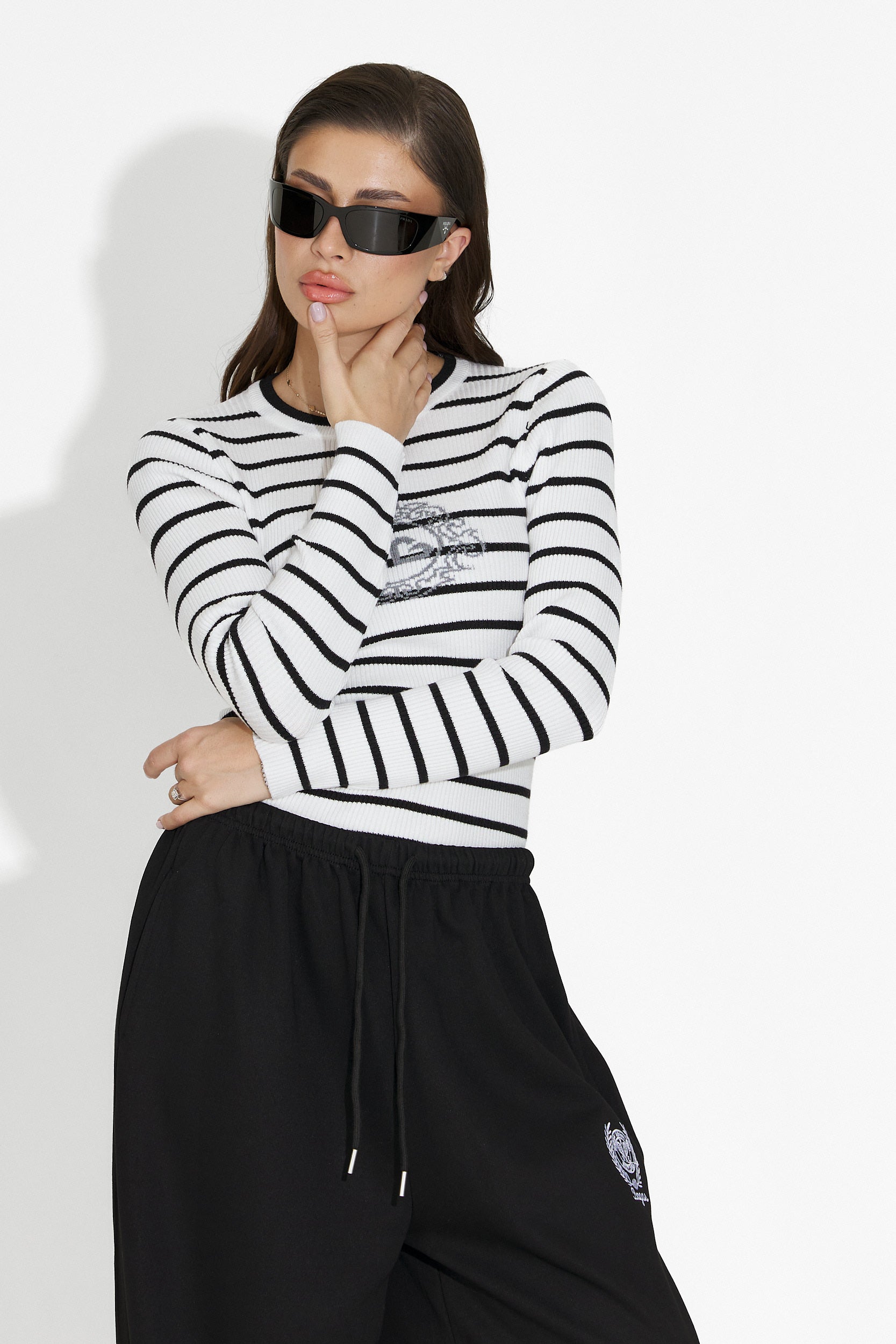 Bluza dama casual alba Yoana Bogas