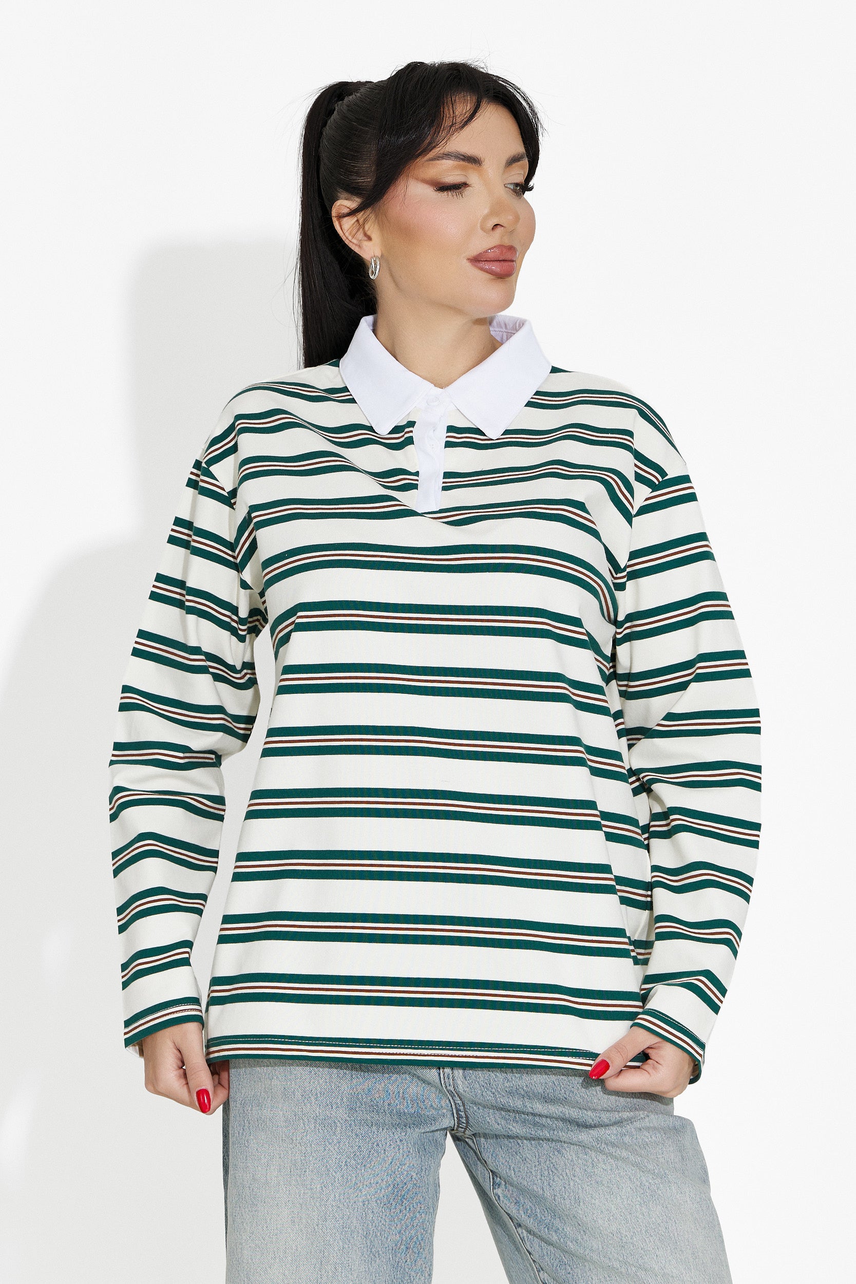 Beige casual women's blouse Paloma Bogas