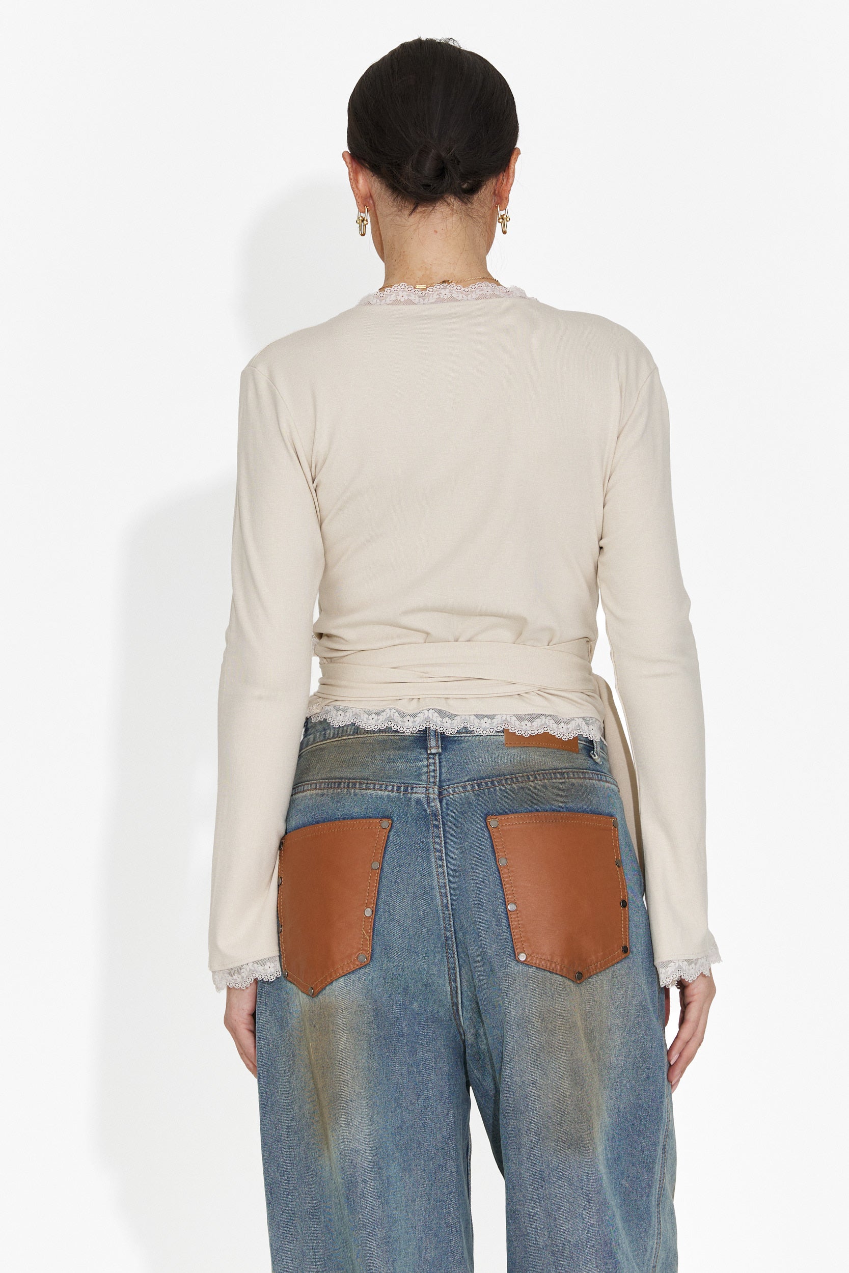 Bluza dama casual bej Zaneta Bogas