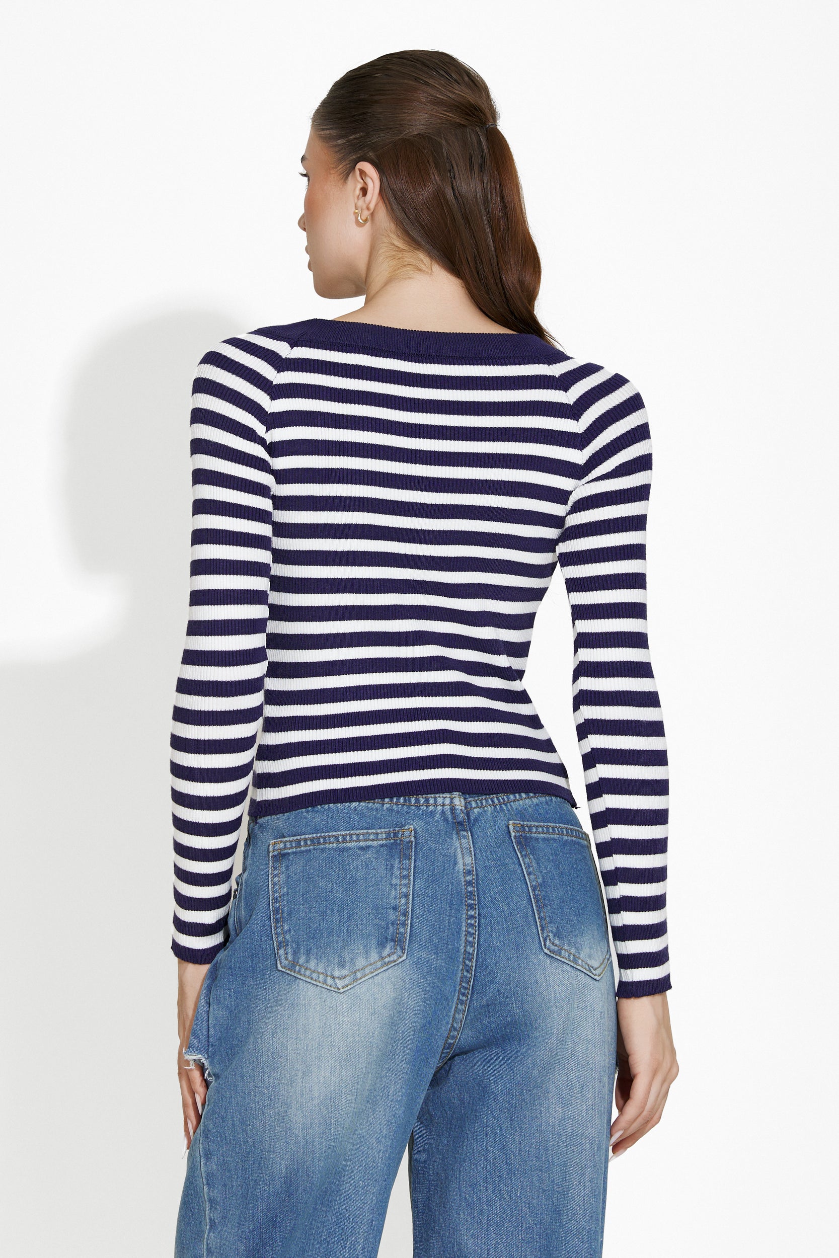 Bluza dama casual bleumarin Medaria Bogas