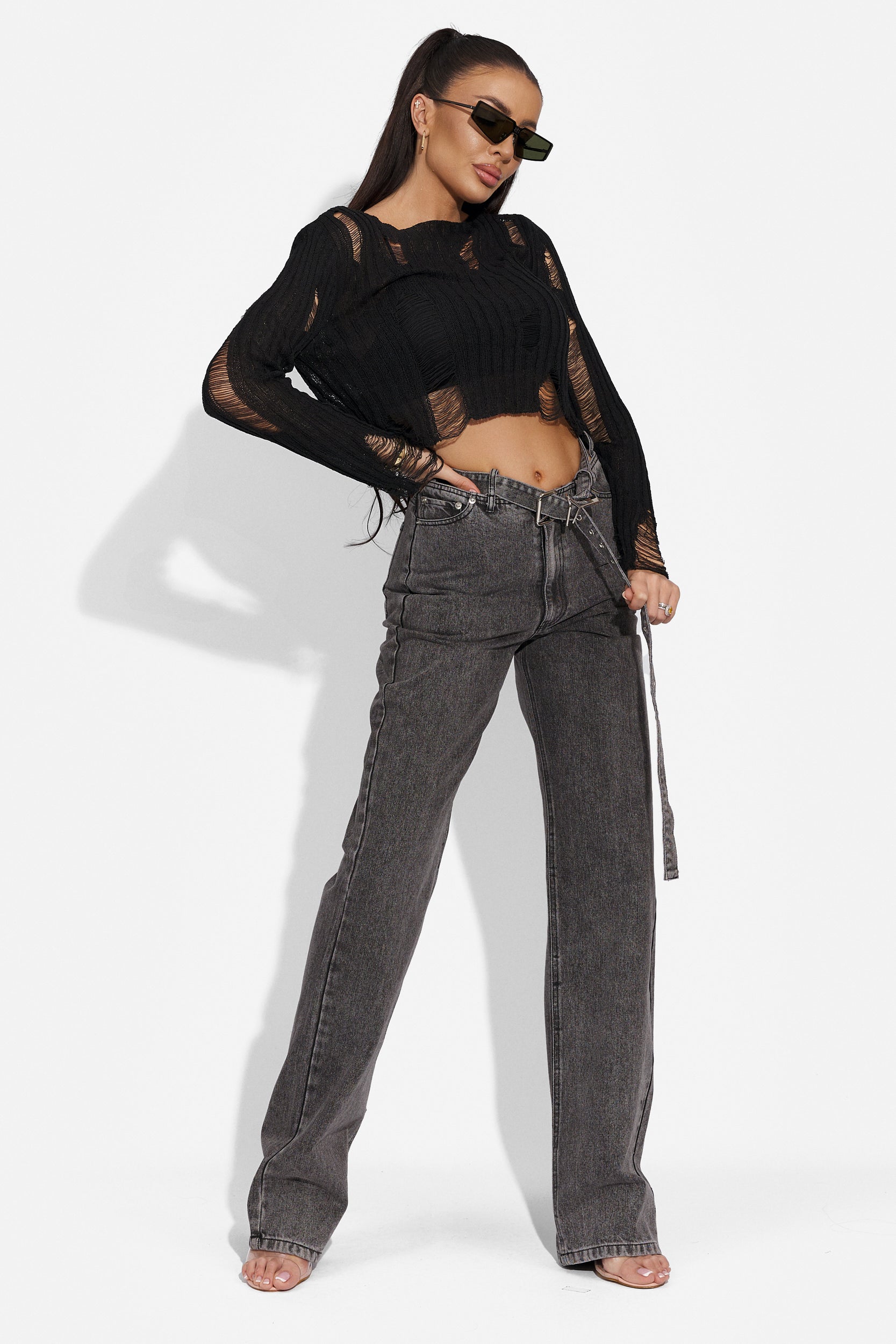 Clymati Bogas black casual women's blouse