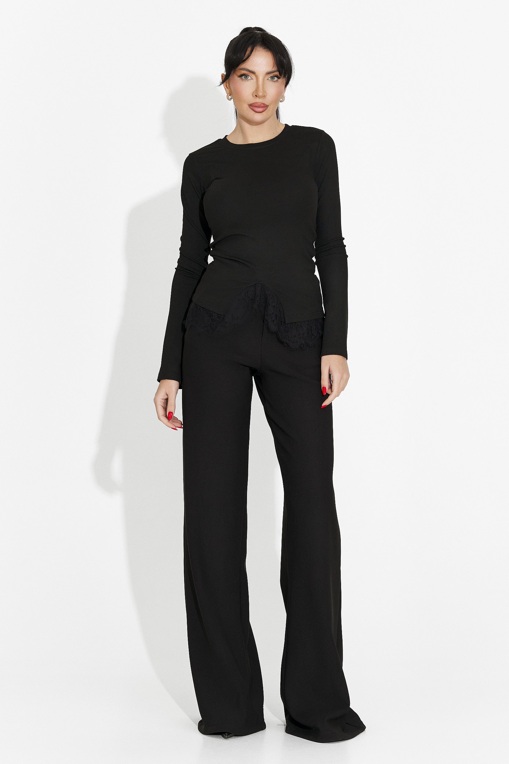 Women's casual black blouse Daiela Bogas