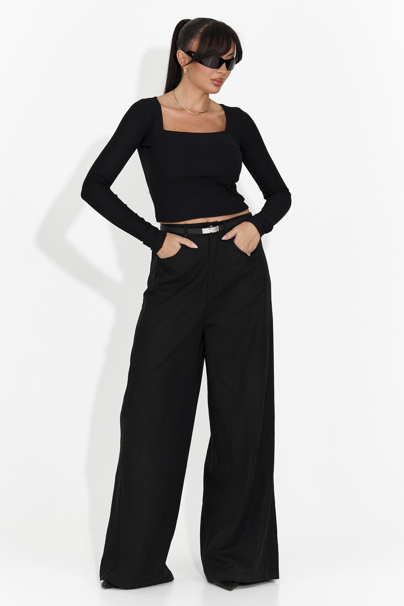 Bluza dama casual neagra Dariana Bogas