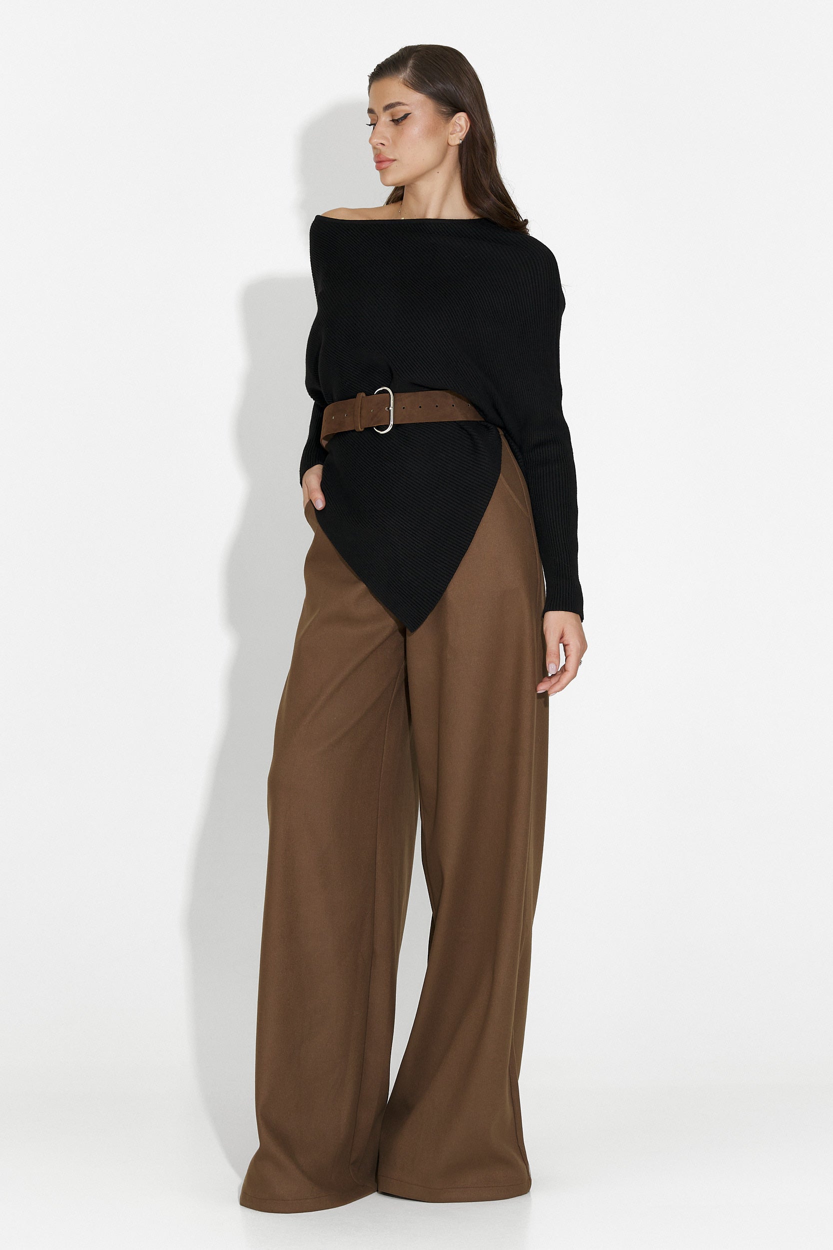 Vedala Bogas Casual Black Blouse for Women