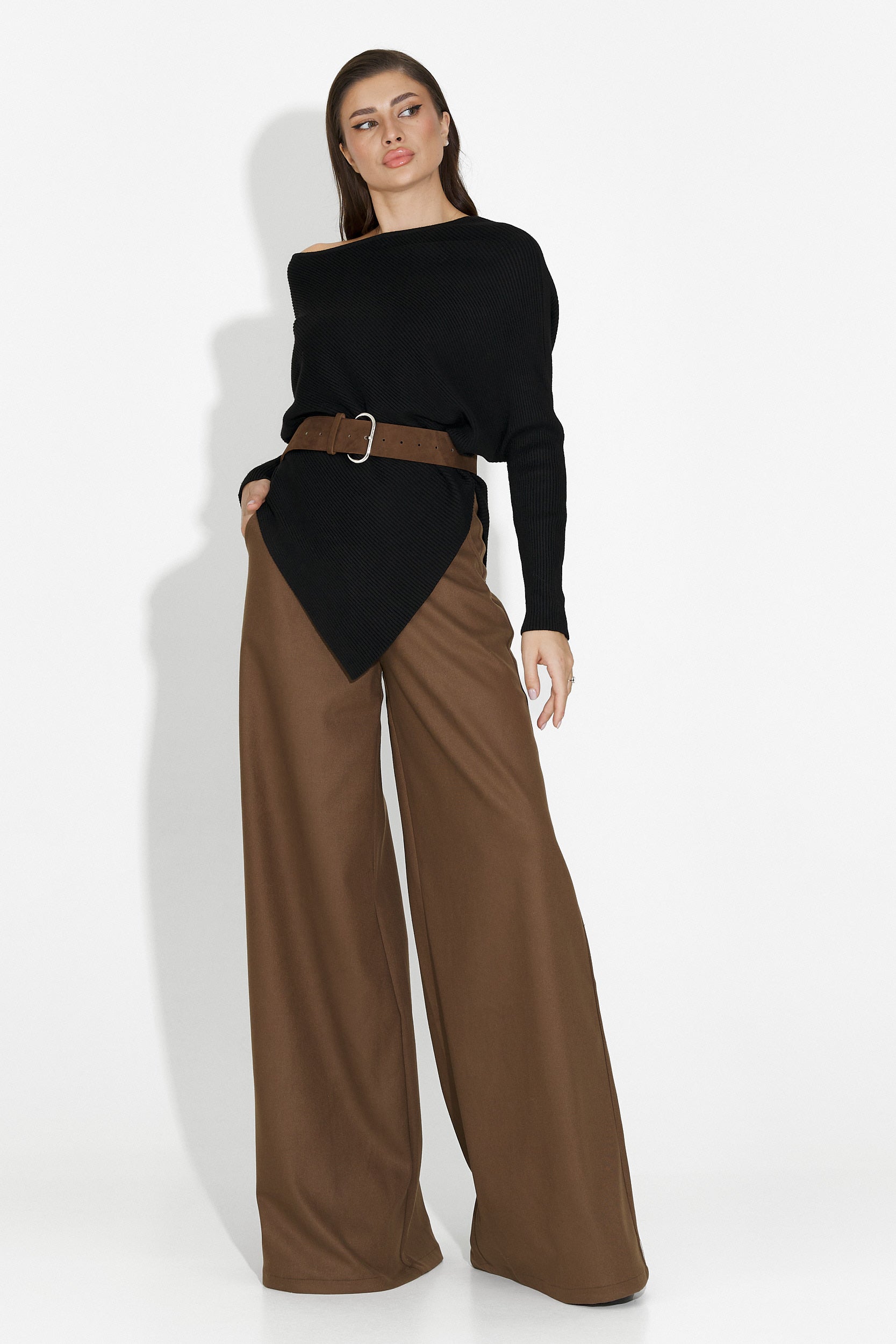 Vedala Bogas Casual Black Blouse for Women