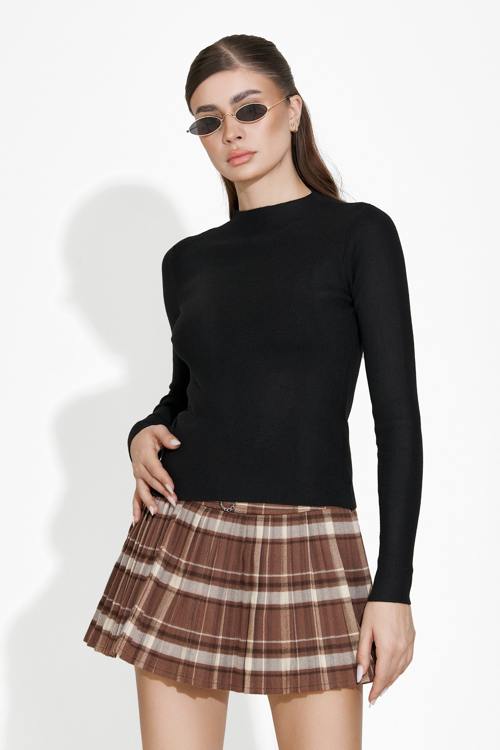 Viviana Bogas casual black women's blouse