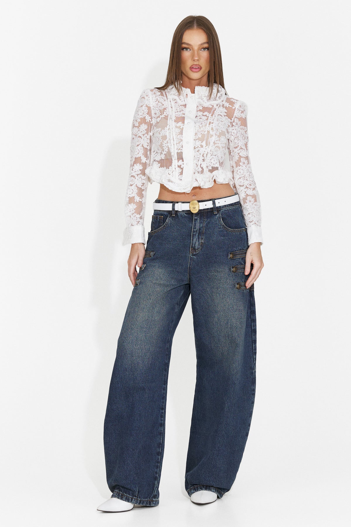 Bluza elegant alba Haratoria Bogas