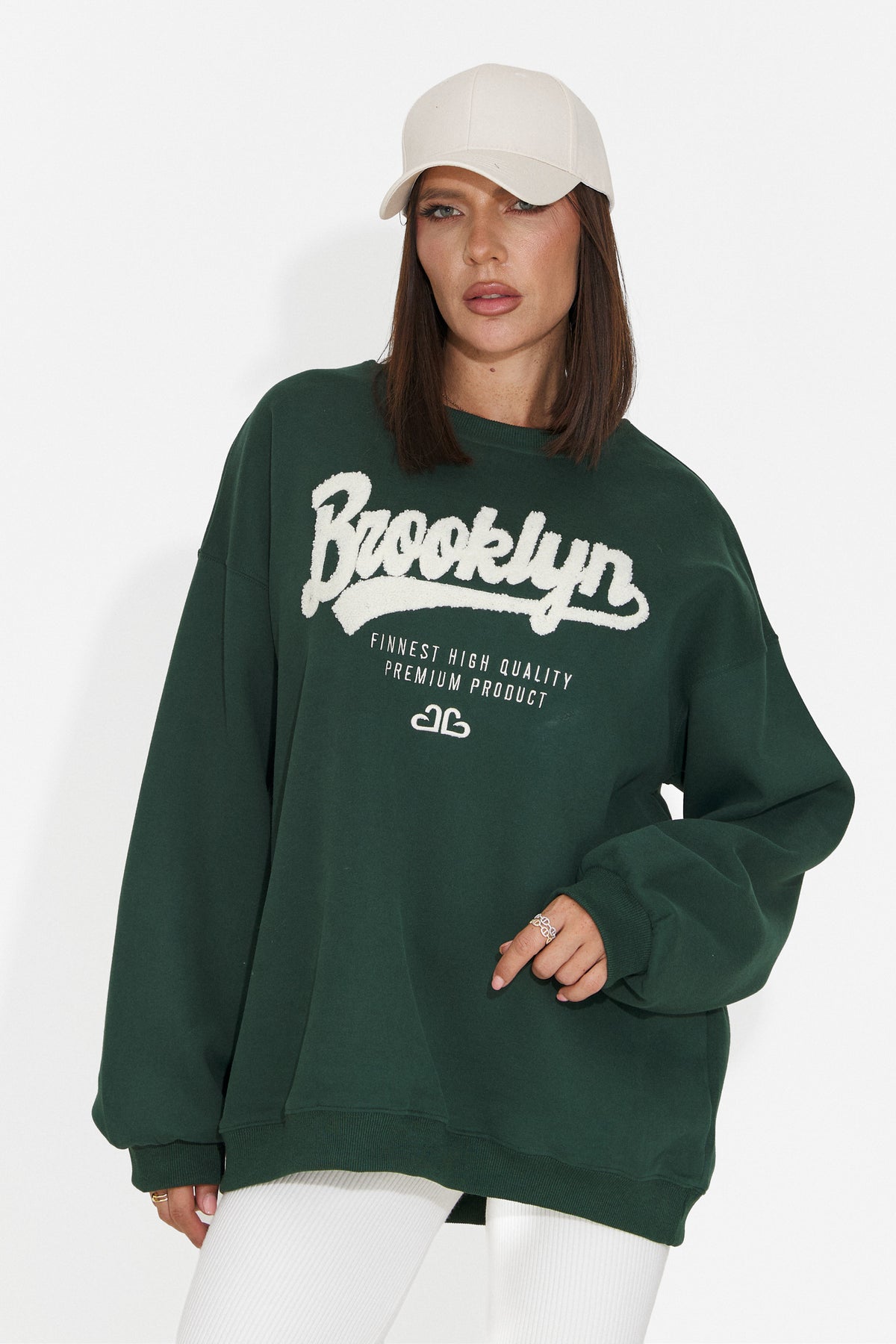 Bluza verde Leroialia Bogas