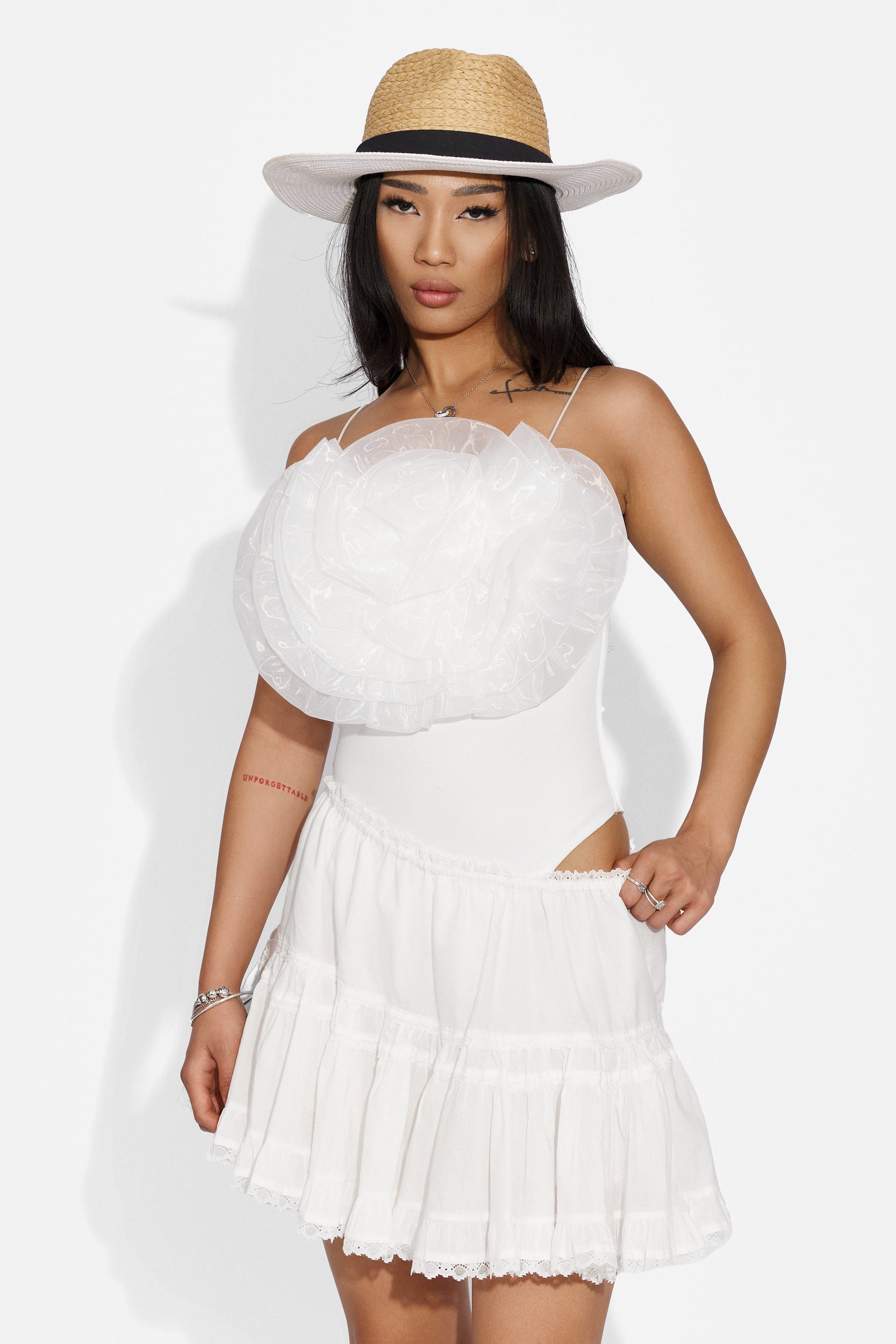 Body dama elegant alb Amlie Bogas