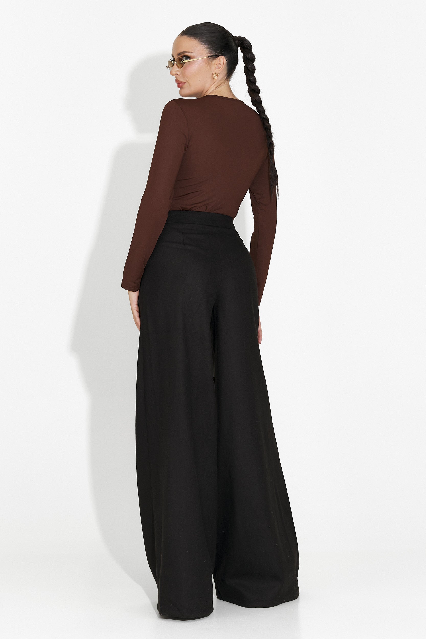 Elegant Brown Ladies Bodysuit by Pavine Bogas