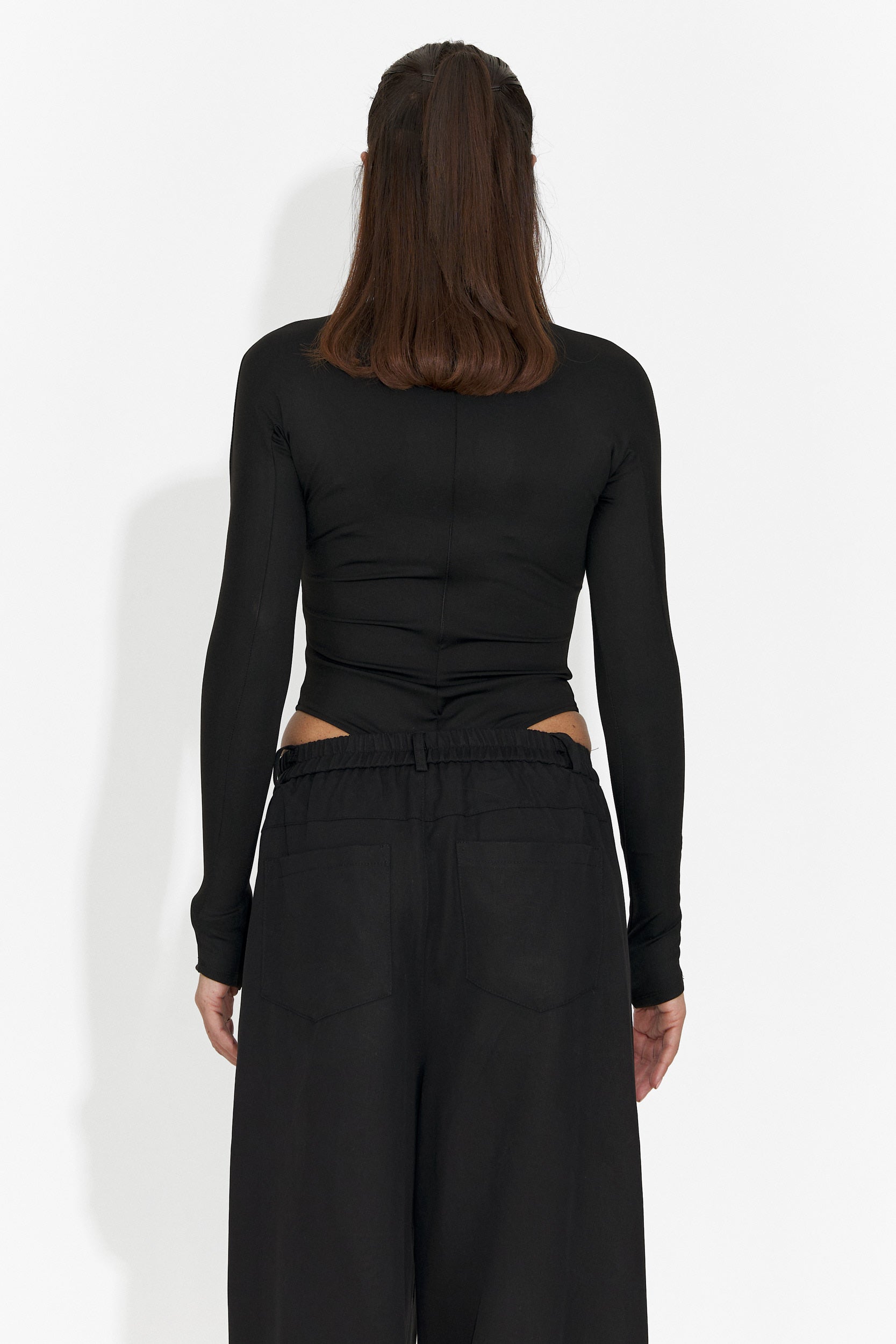 Body dama elegant negru Mioala Bogas