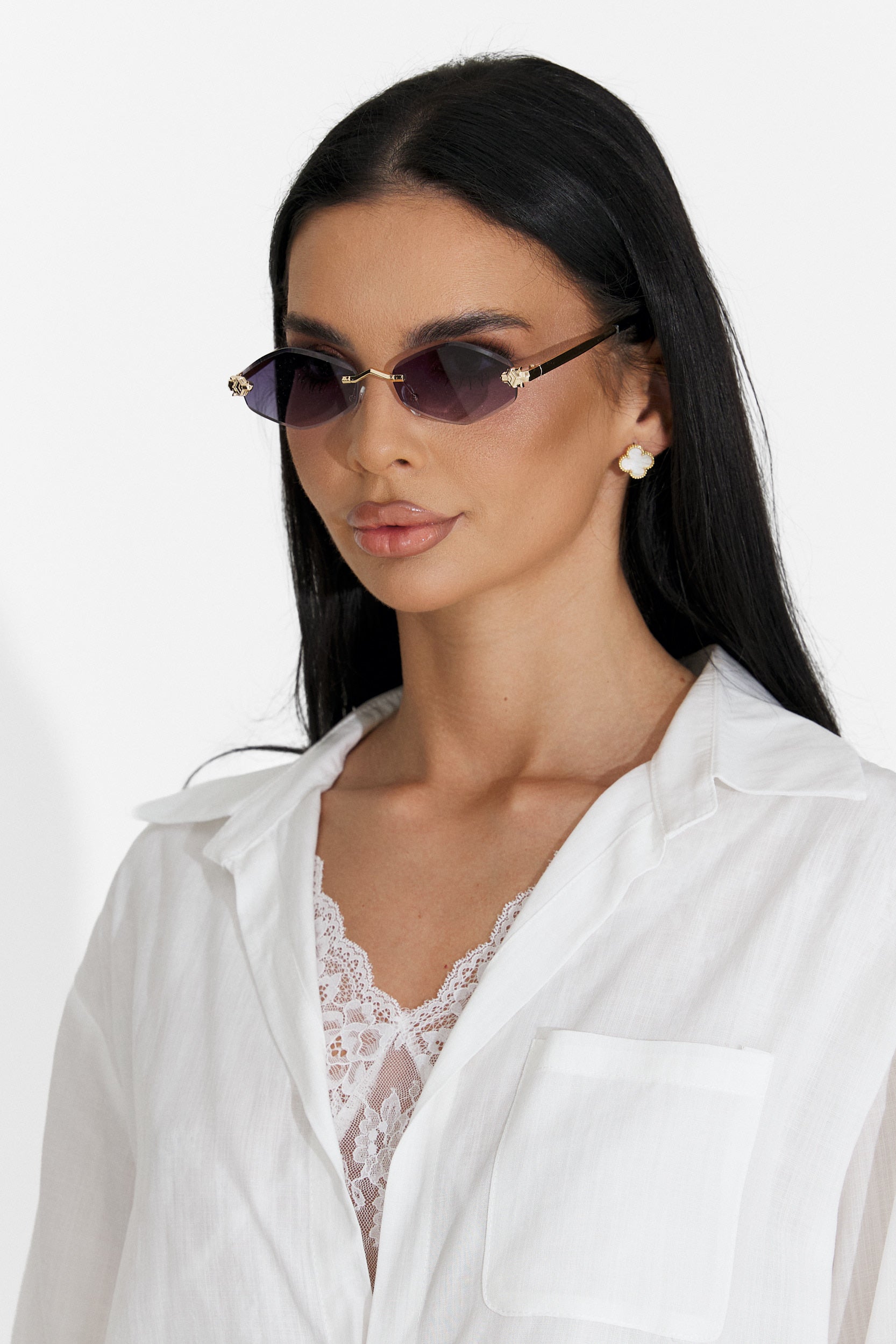 Ochelari dama de soare mov Veronika Bogas